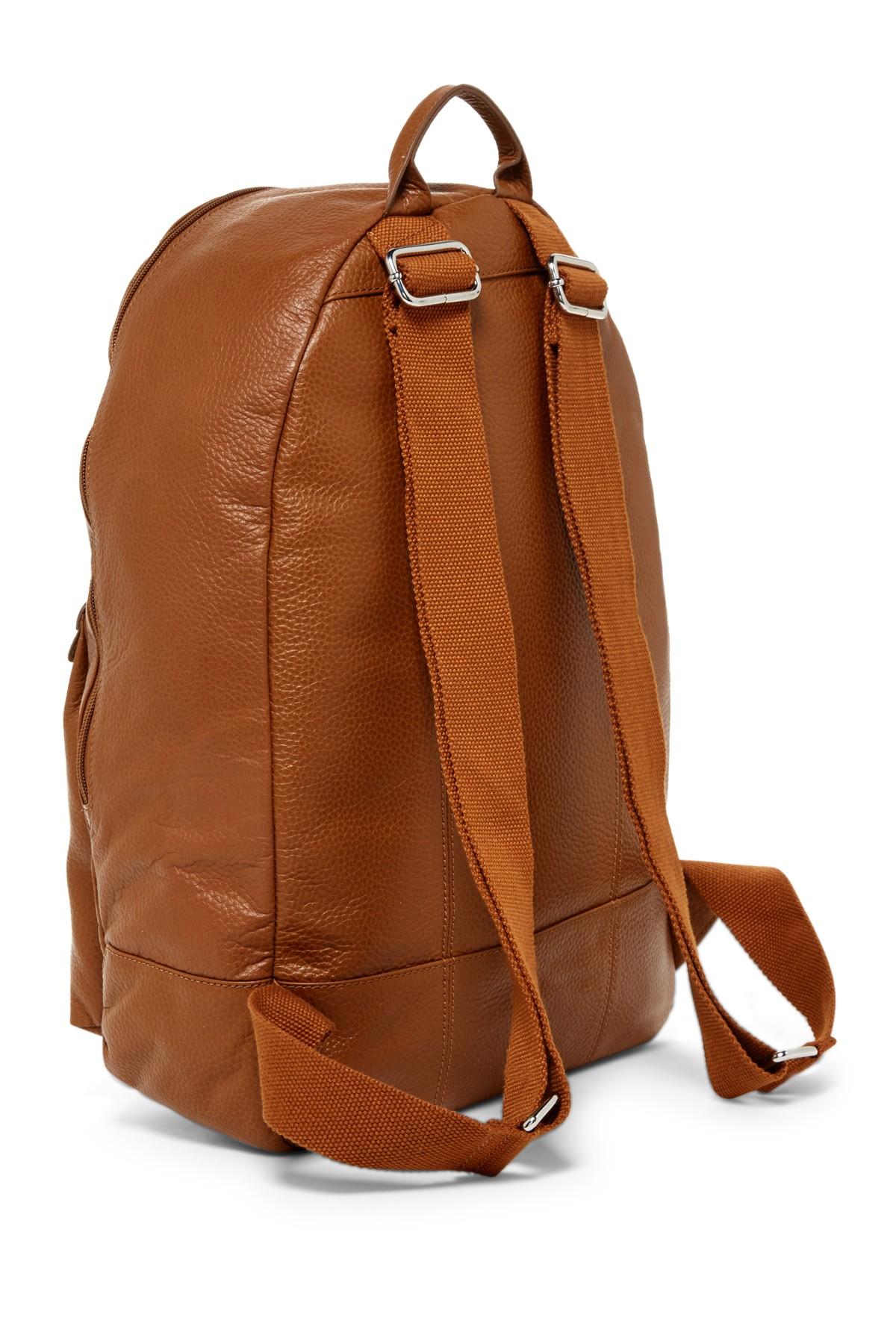 cole haan leather backpack