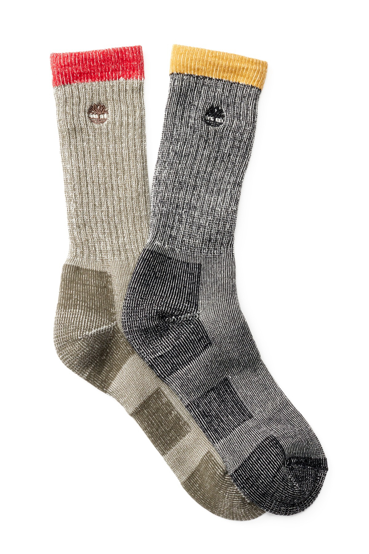 Timberland Merino Wool Heavyweight Crew Socks - Pack Of 2 in Black for ...