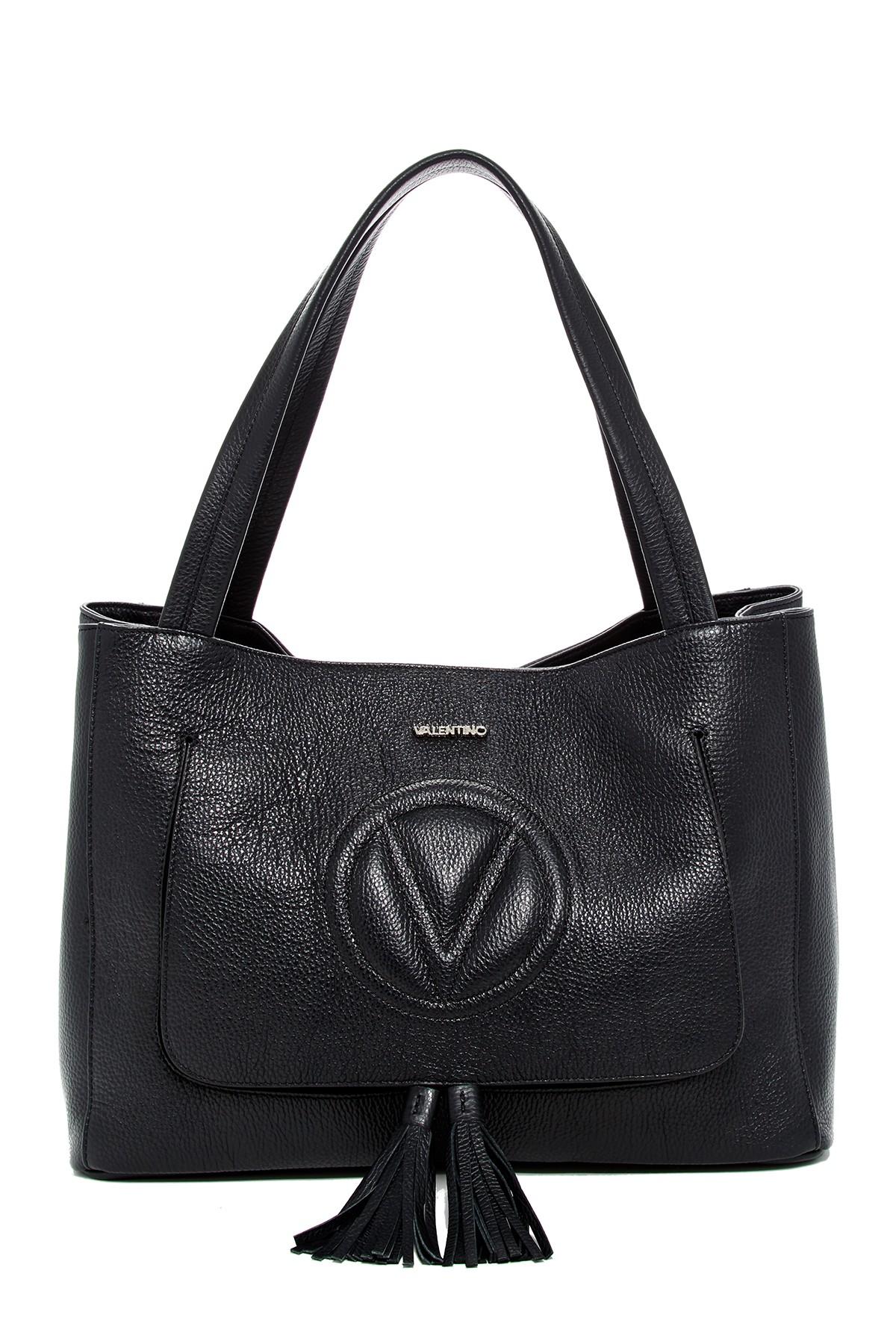 Lyst - Valentino By Mario Valentino Ollie Leather Shoulder Bag in Black