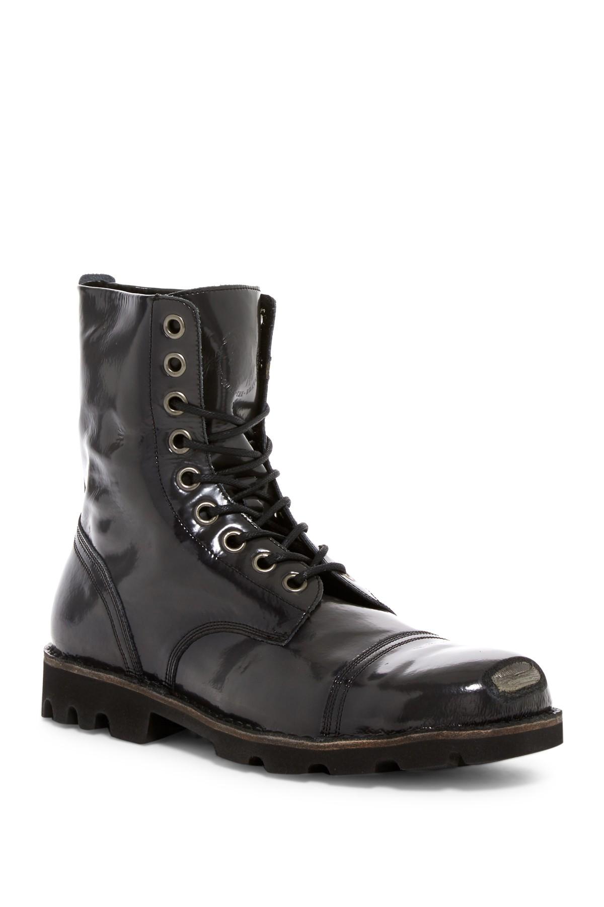 DIESEL Hardkor Steel Boot in Black for Men Lyst