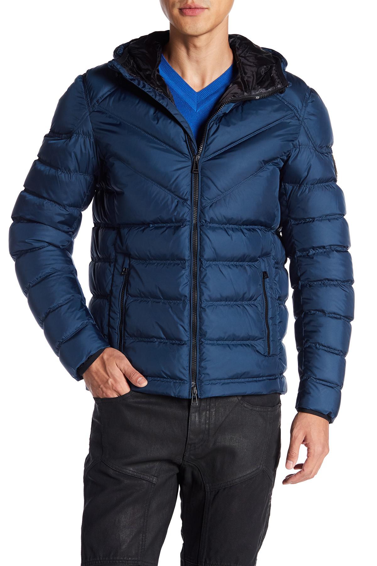 Lyst - Belstaff Glenwood Quilted Puff Jacket in Blue for Men