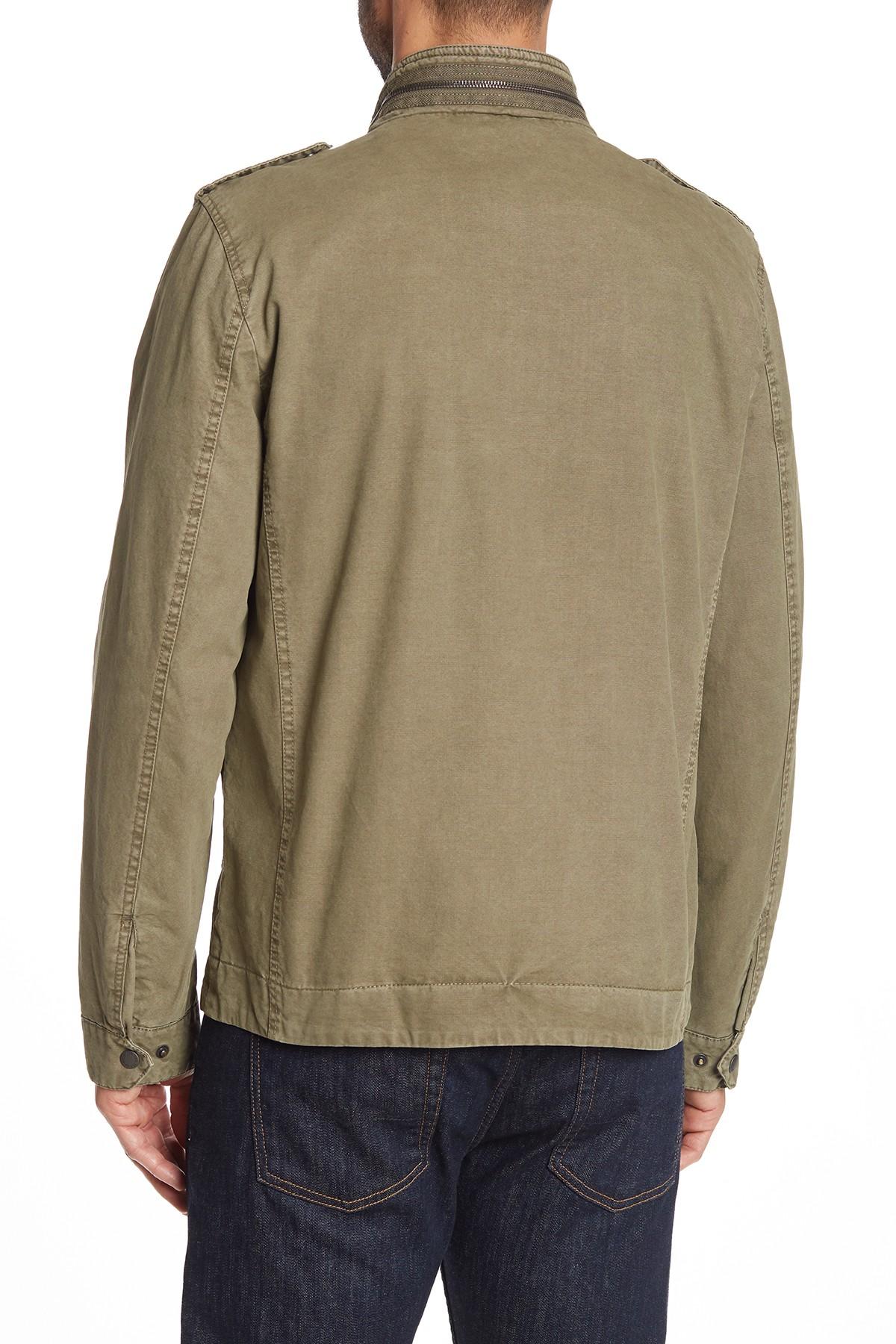 Levi's Reverse Twill Military Jacket in Green for Men - Lyst
