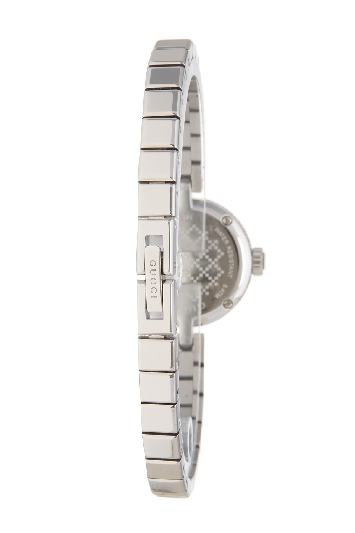 Gucci Women's Diamantissima Diamond Bracelet Watch, 22mm in Metallic - Lyst