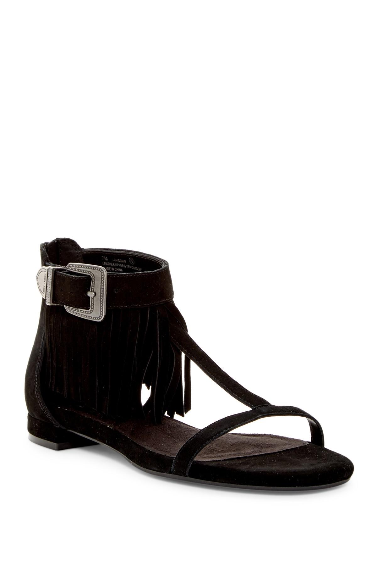 aerosoles black flat sandals