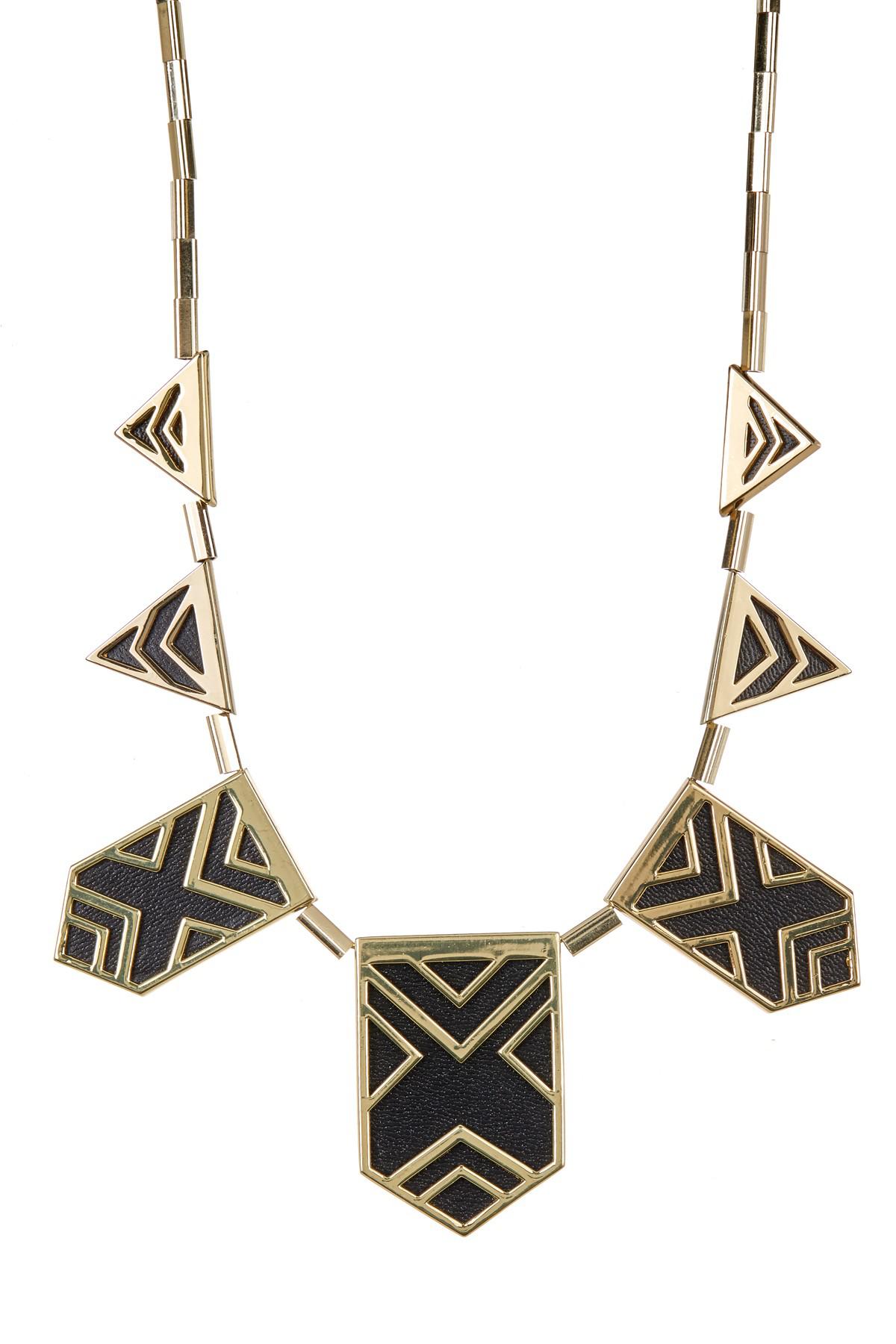 House of Harlow 1960 Classic Caged Station Necklace in