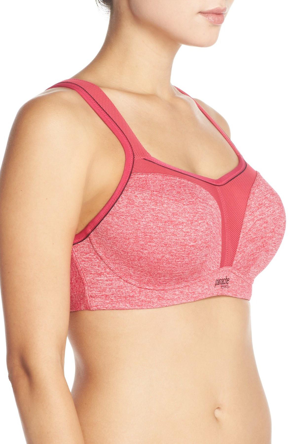 Lyst - Panache Underwire Sports Bra (regular & Plus Size) in Pink