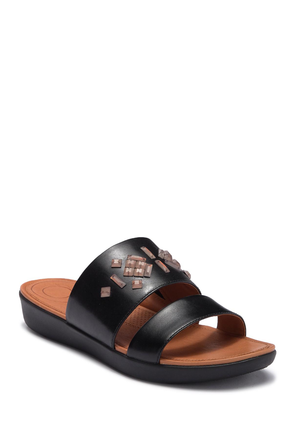 fitflop delta bejewelled slide