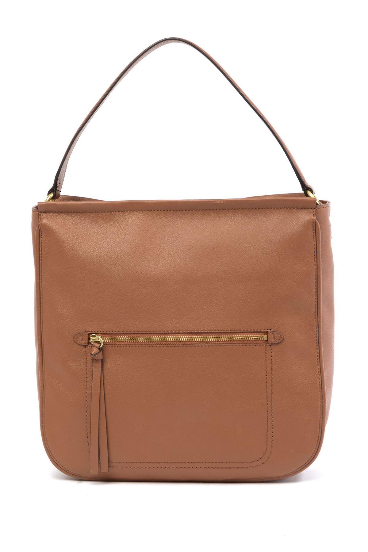 Cole Haan Jade Leather Hobo Bag in Brown Lyst