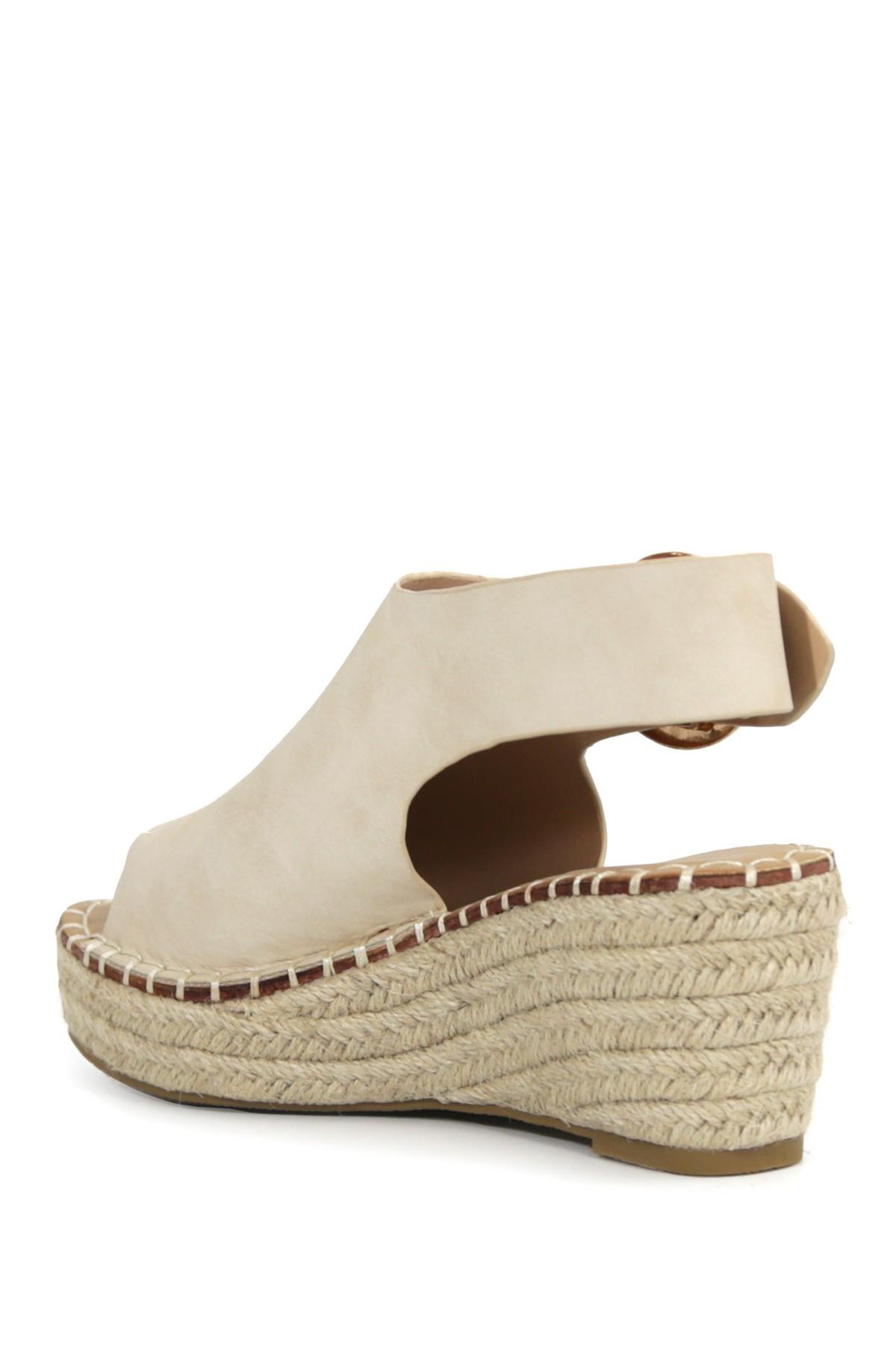 Catherine Malandrino Cirkly Espadrille Wedge Sandal in Natural - Lyst