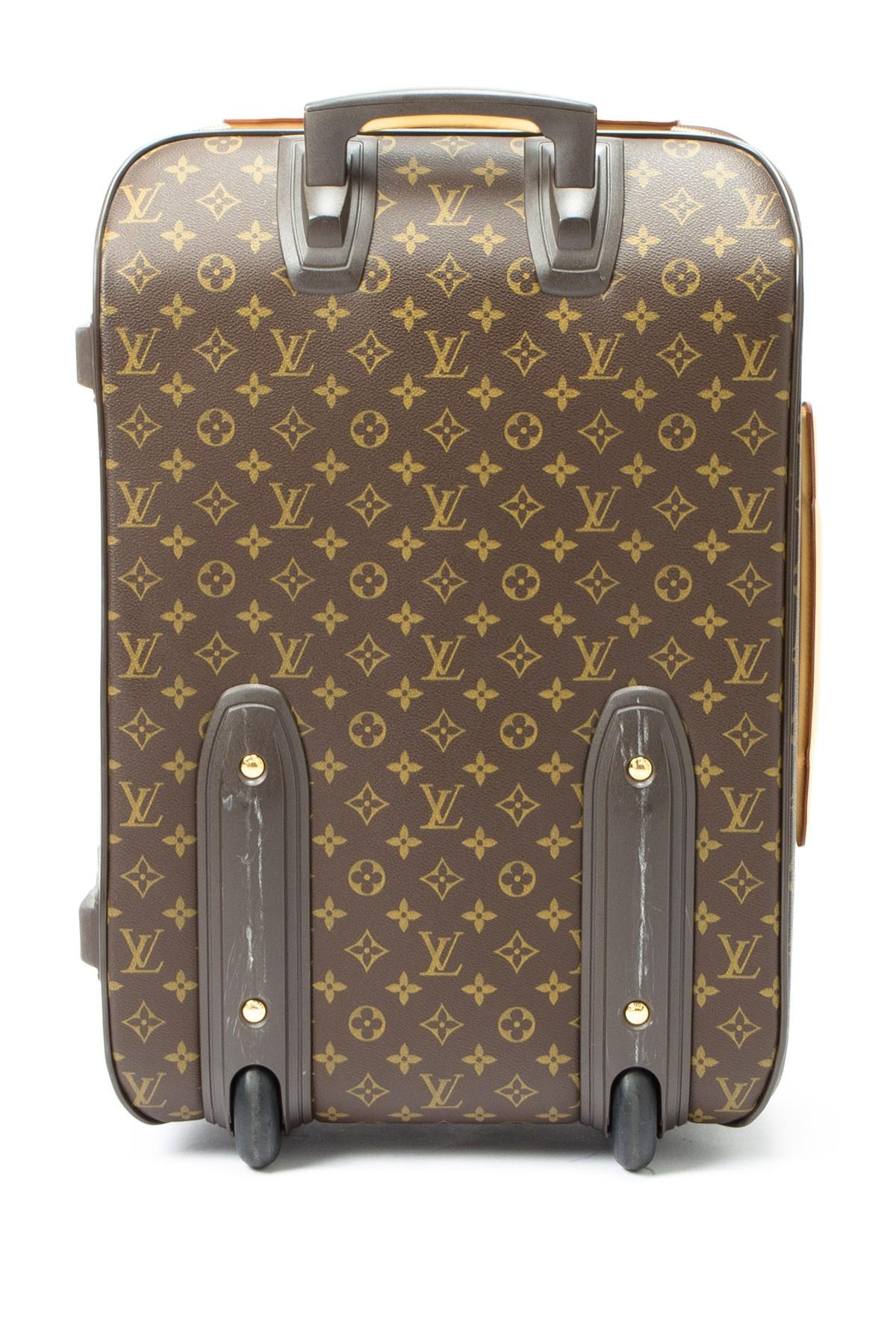 Louis Vuitton Vintage Leather Pegase 55 Suitcase - Lyst