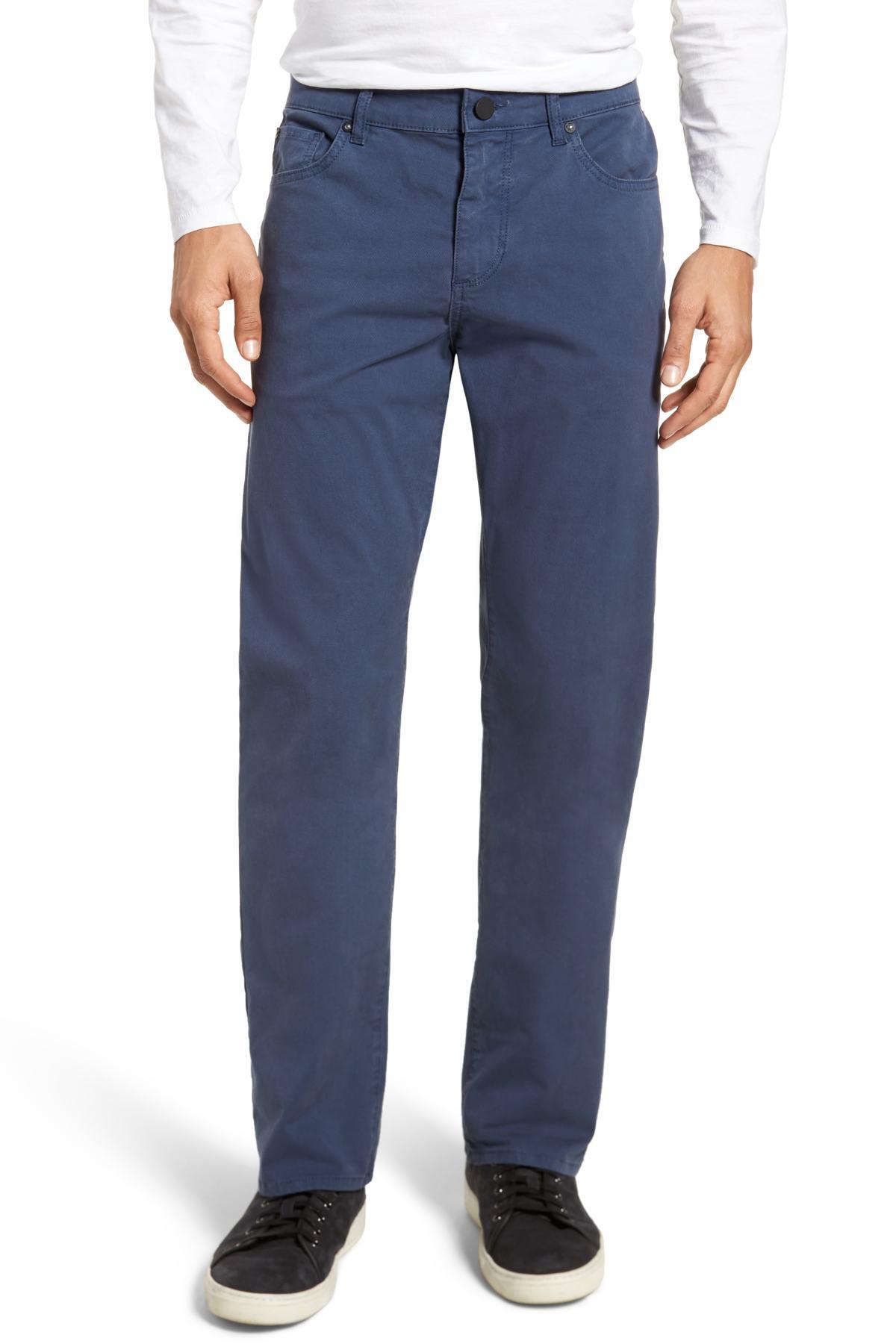 Lyst - DL1961 Avery Slim Straight Chino Pants in Blue for Men