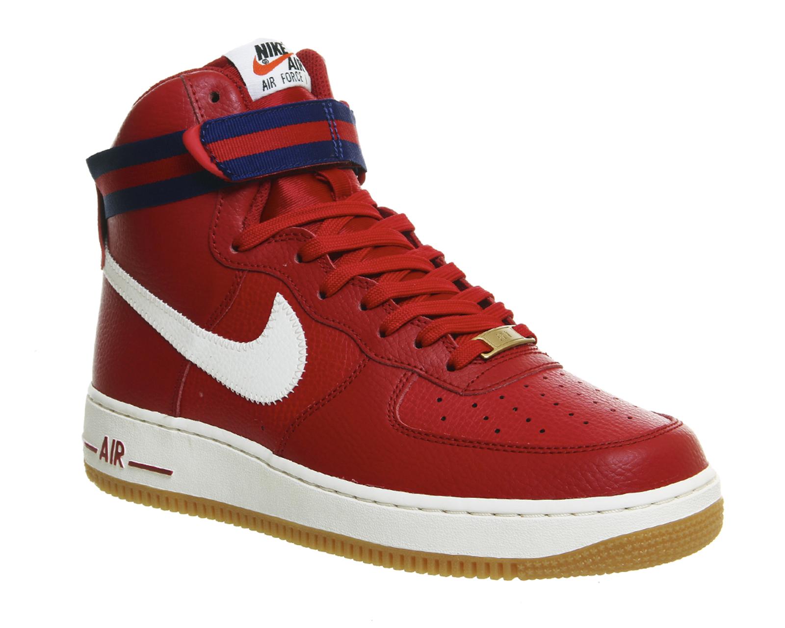 Lyst - Nike Air Force 1 Hi in Red for Men