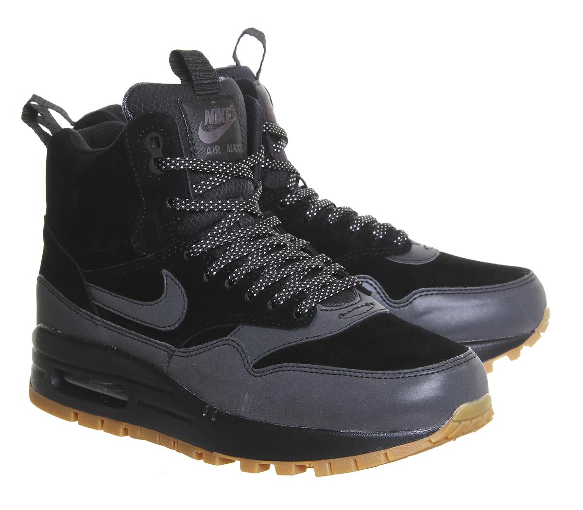 air max sneakerboot black