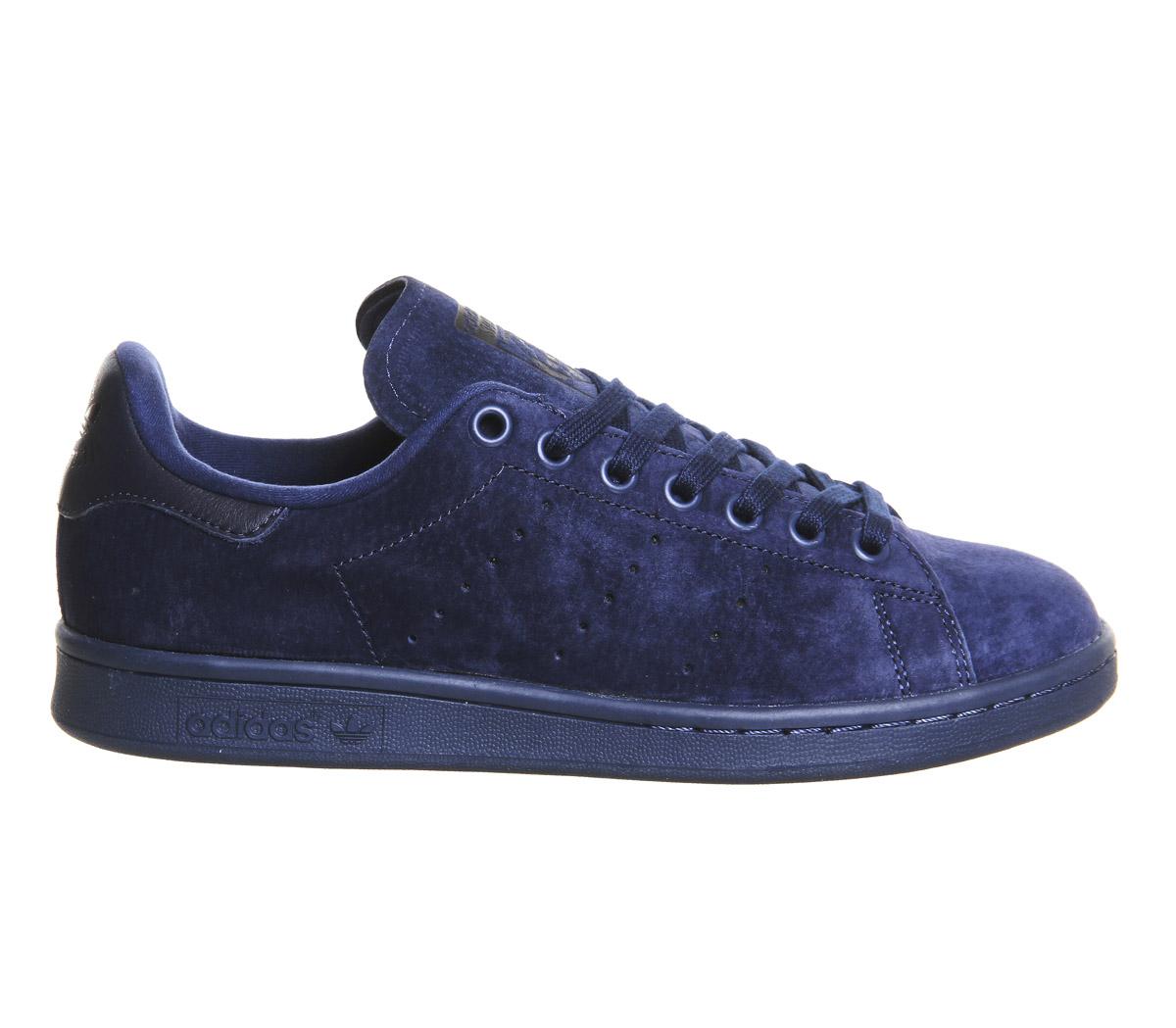 Lyst - adidas Stan Smith Suede Sneakers - Blue in Blue for Men