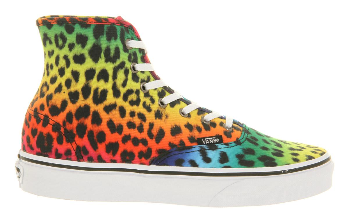 vans leopard high tops