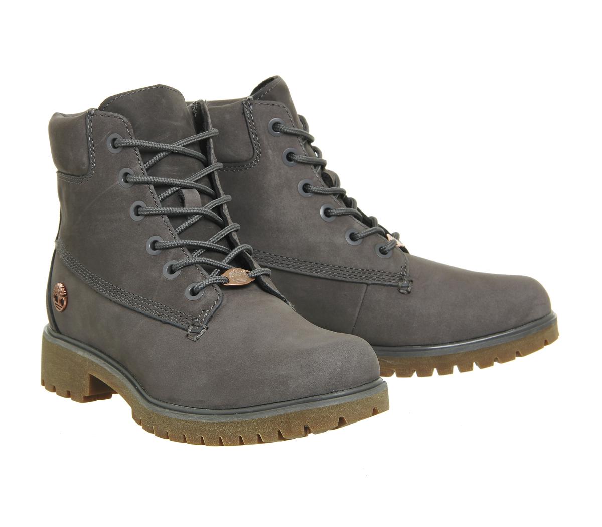 grey timberland ladies boots