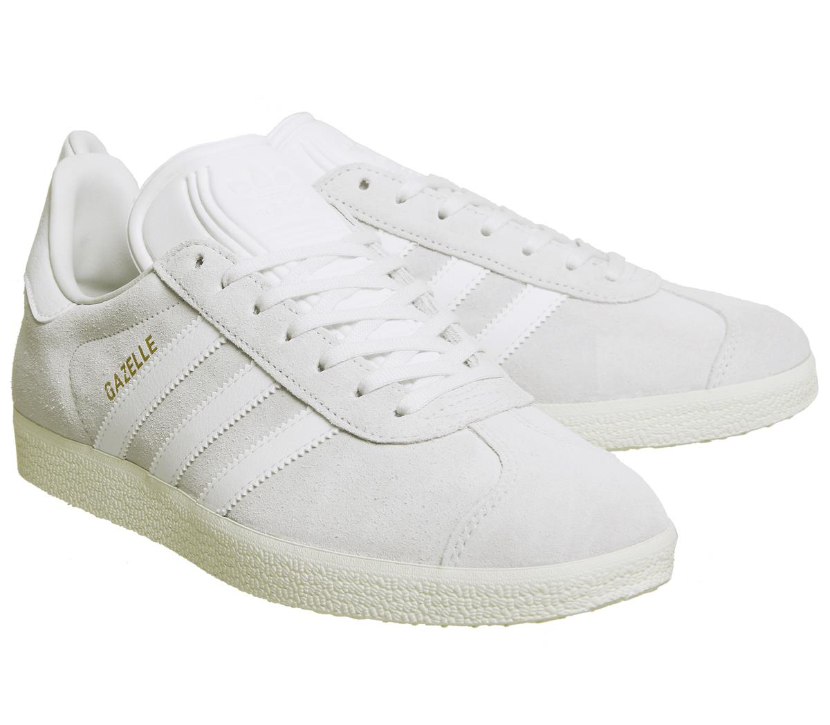 Lyst - Adidas Gazelle Trainers in White