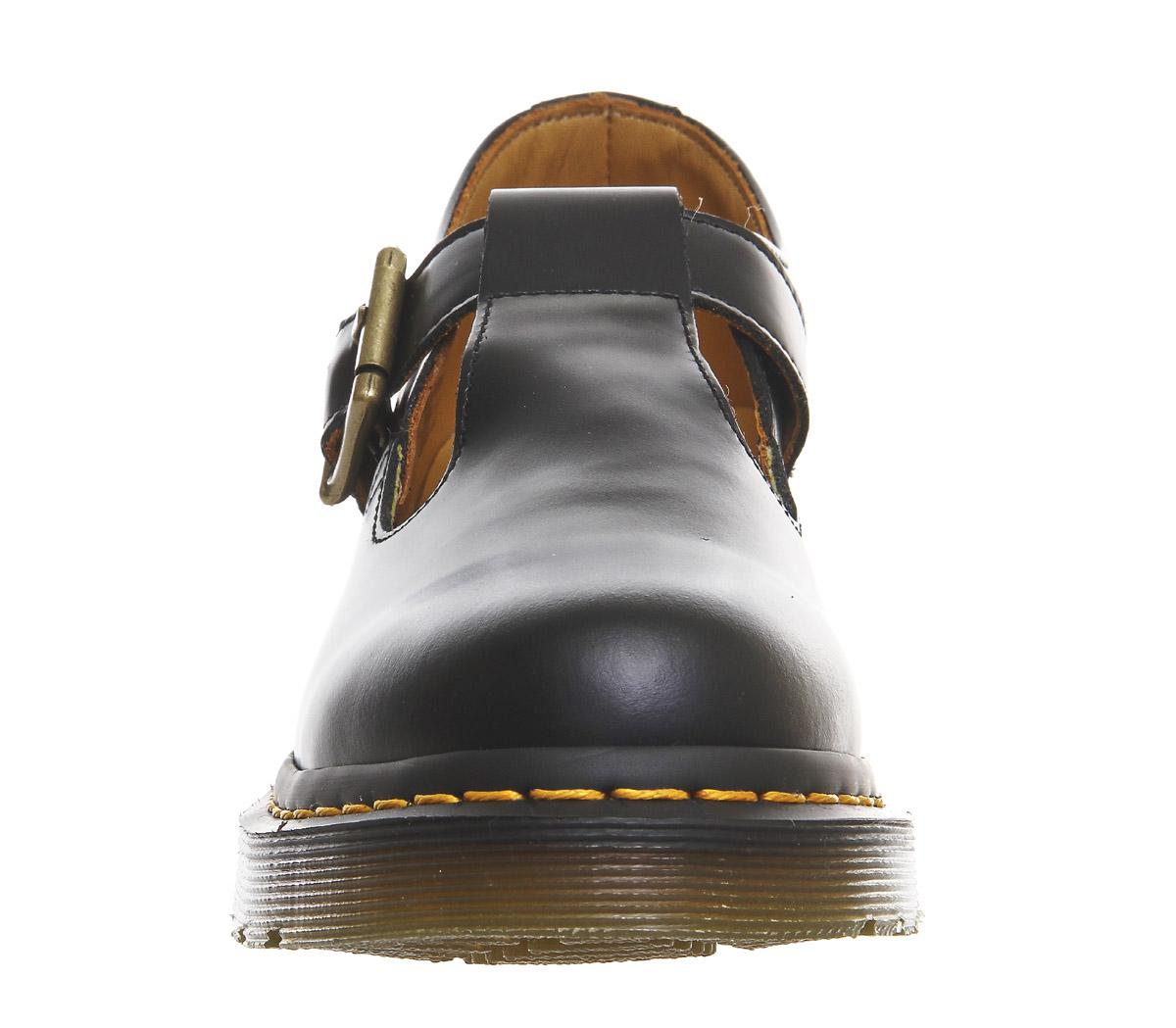 dr martens polley t bar flat shoe