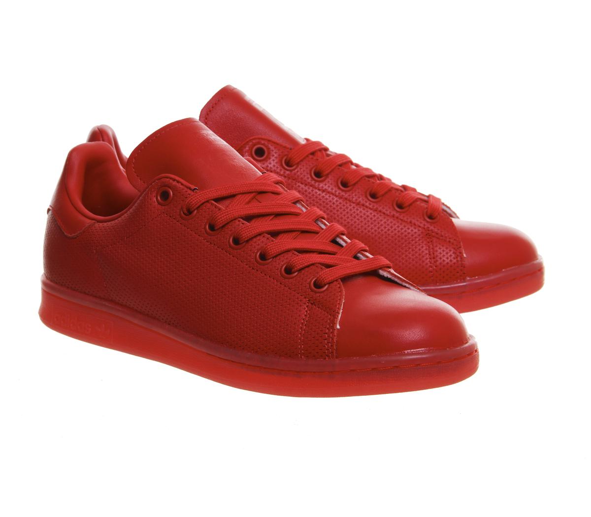 Lyst - Adidas Stan Smith in Red