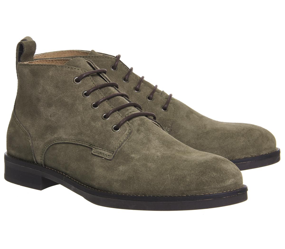 Lyst - Office Cage Lace Chukka Boots in Green for Men