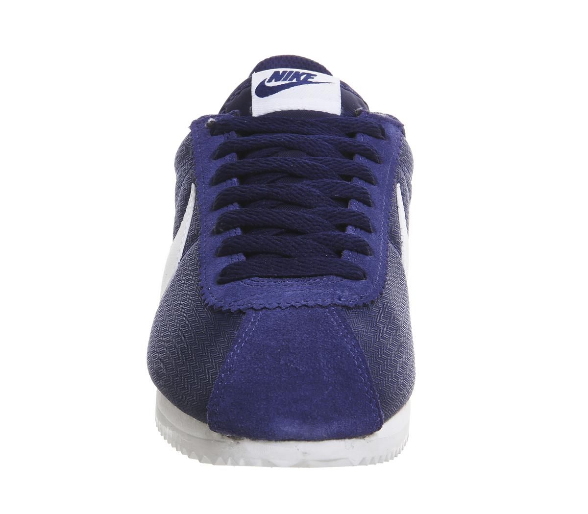mens nike cortez blue