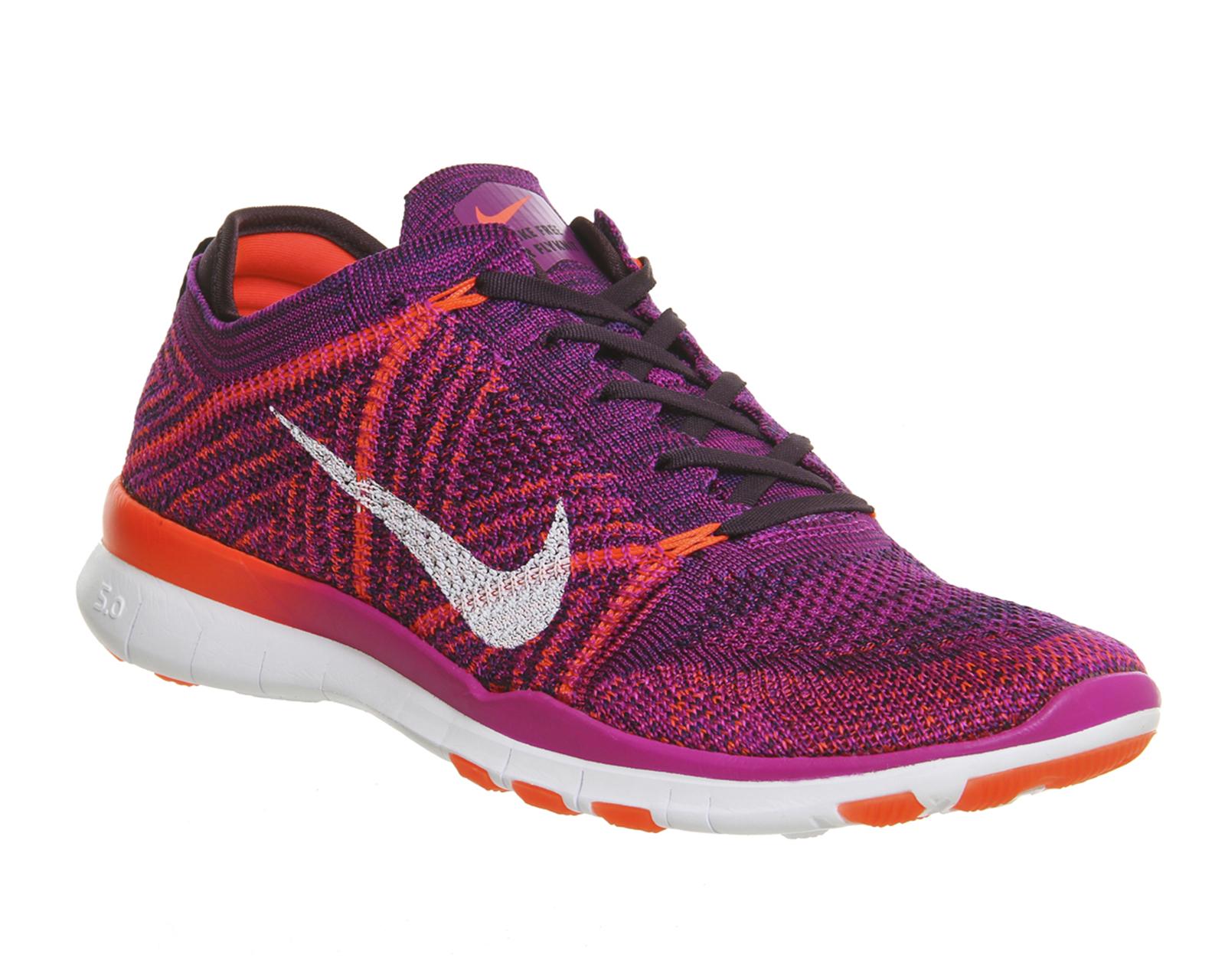  Nike Free Tr  Flyknit in Purple Lyst