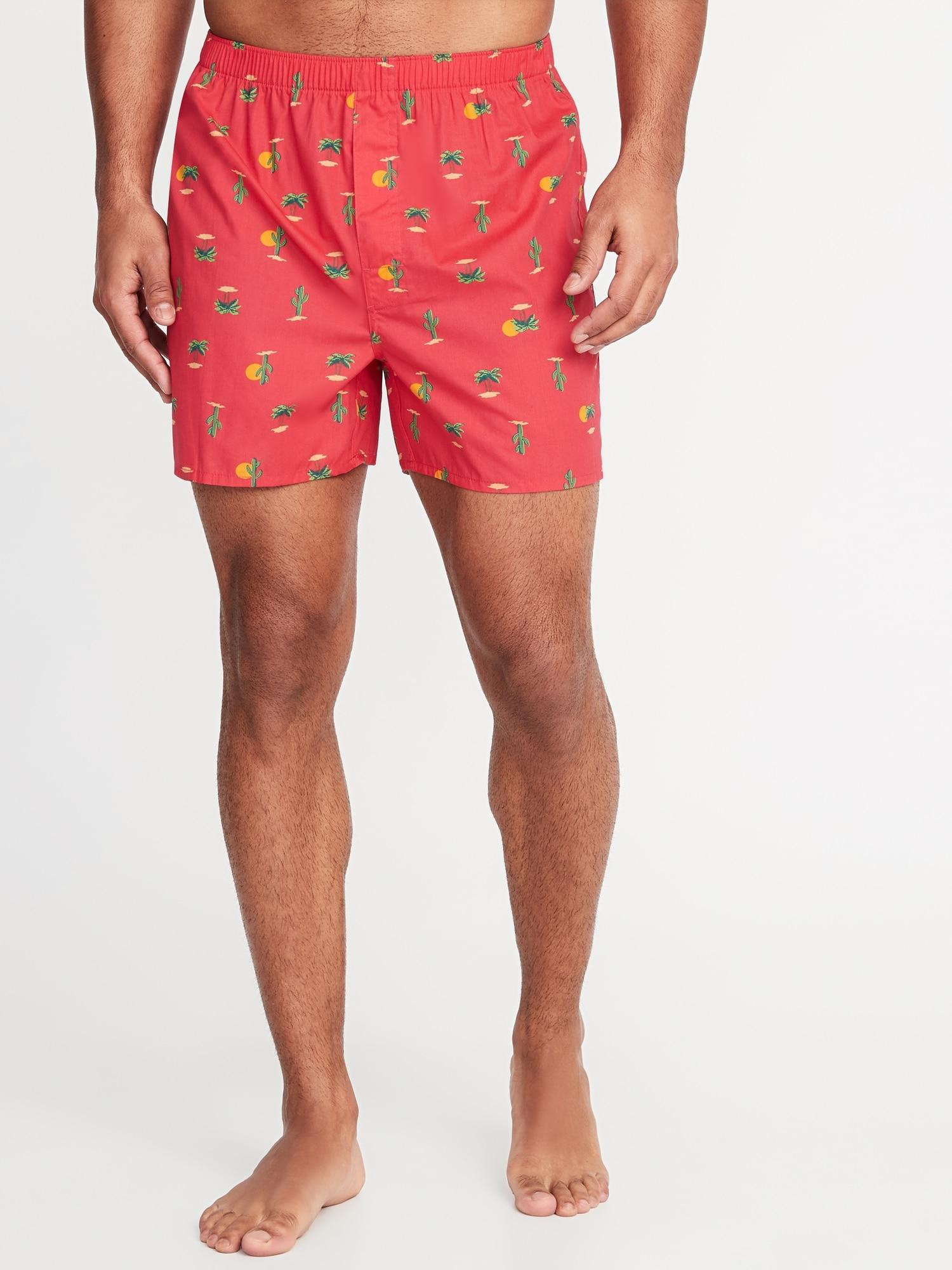 Old Navy Soft-washed Printed Boxers in Red for Men - Lyst