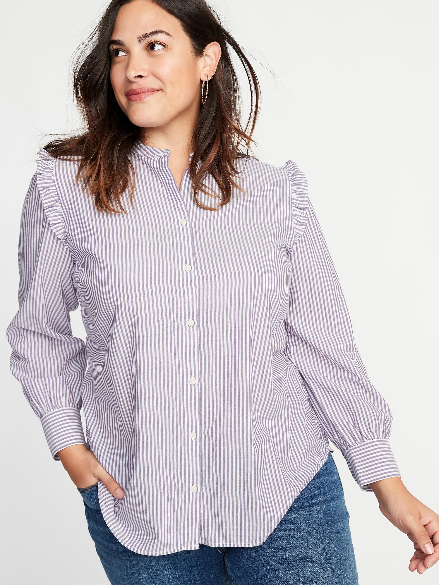 one shoulder shirts plus size old navy