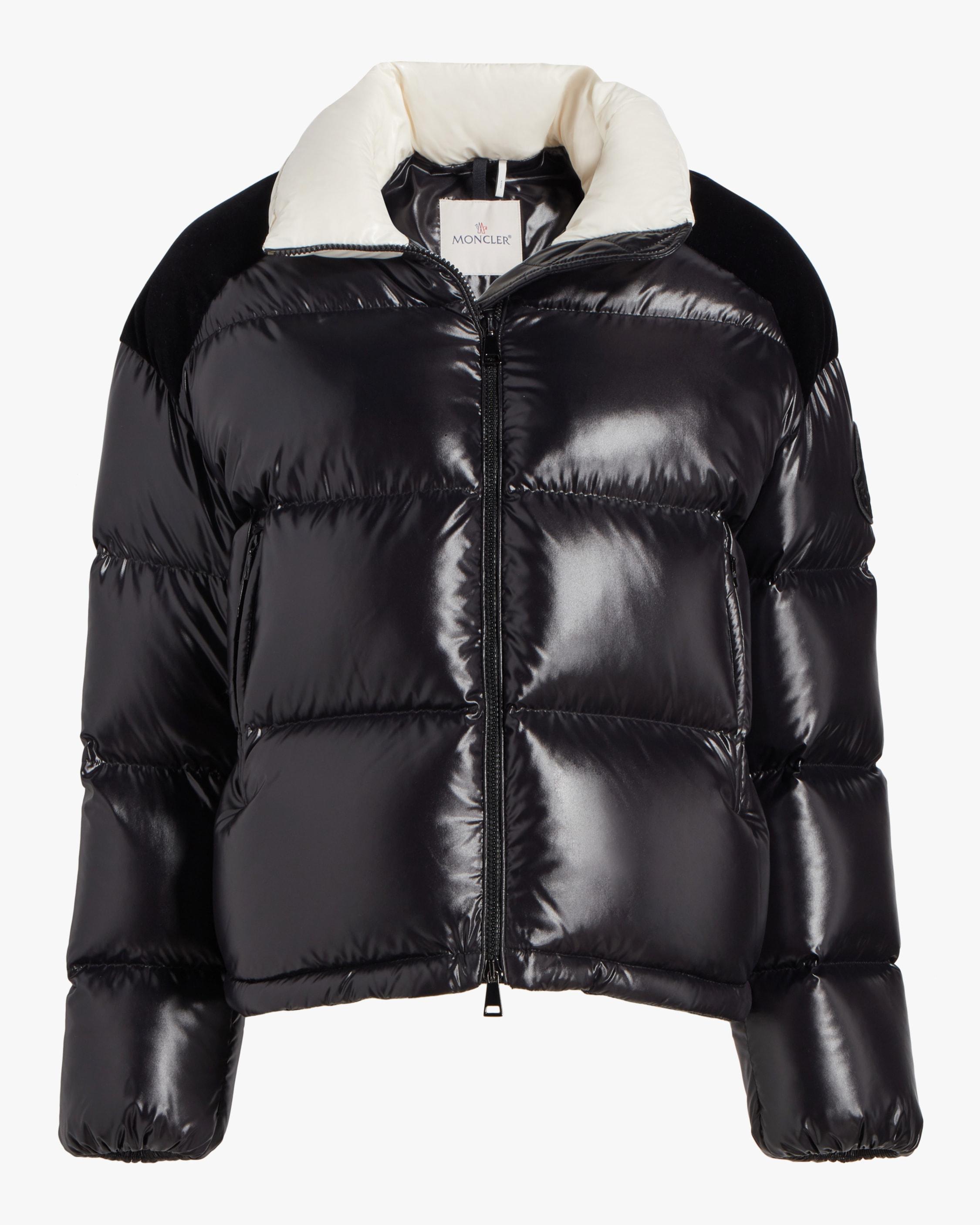 Moncler Chouette Logo Quilted Puffer Jacket in Black - Lyst