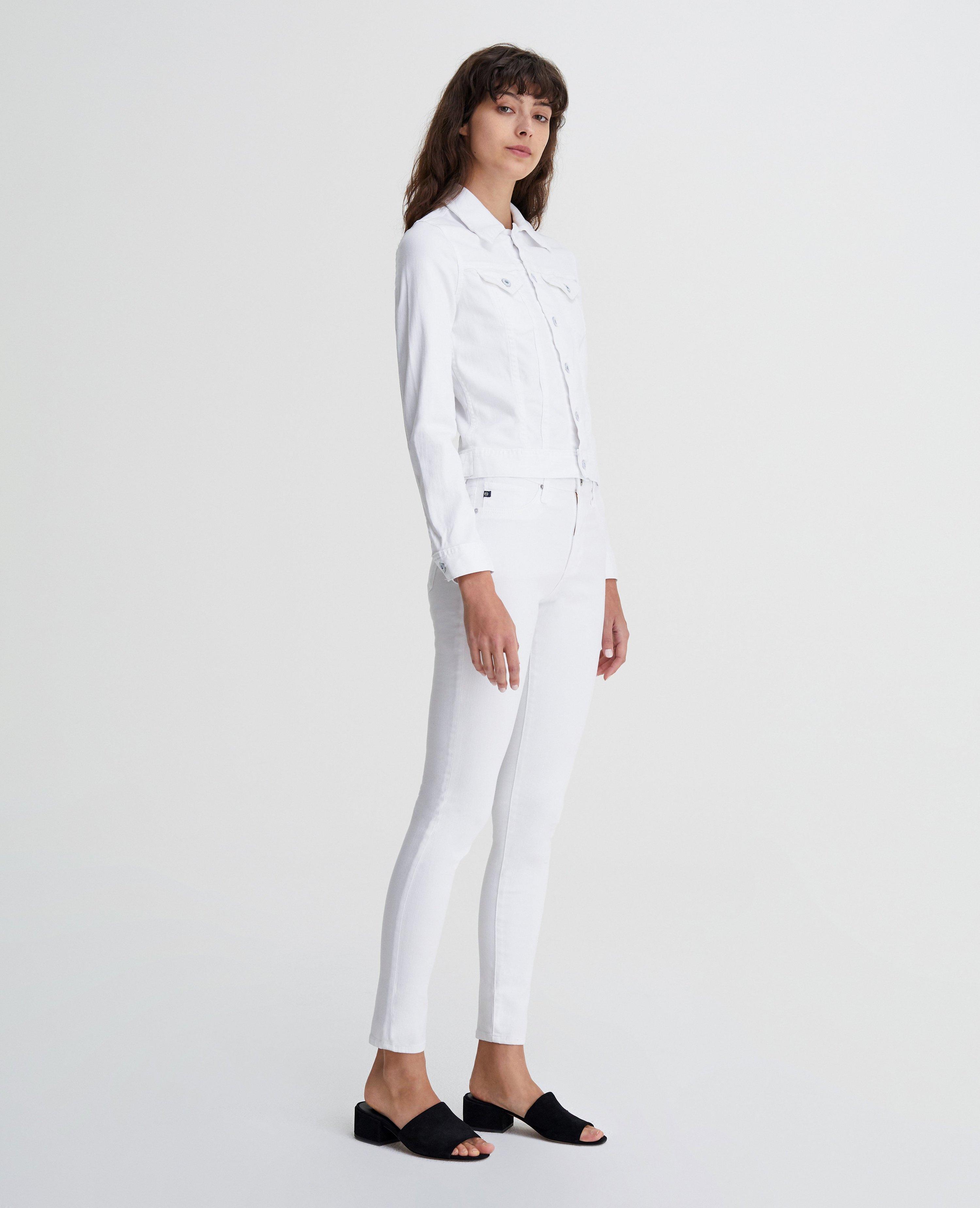 ag farrah white jeans