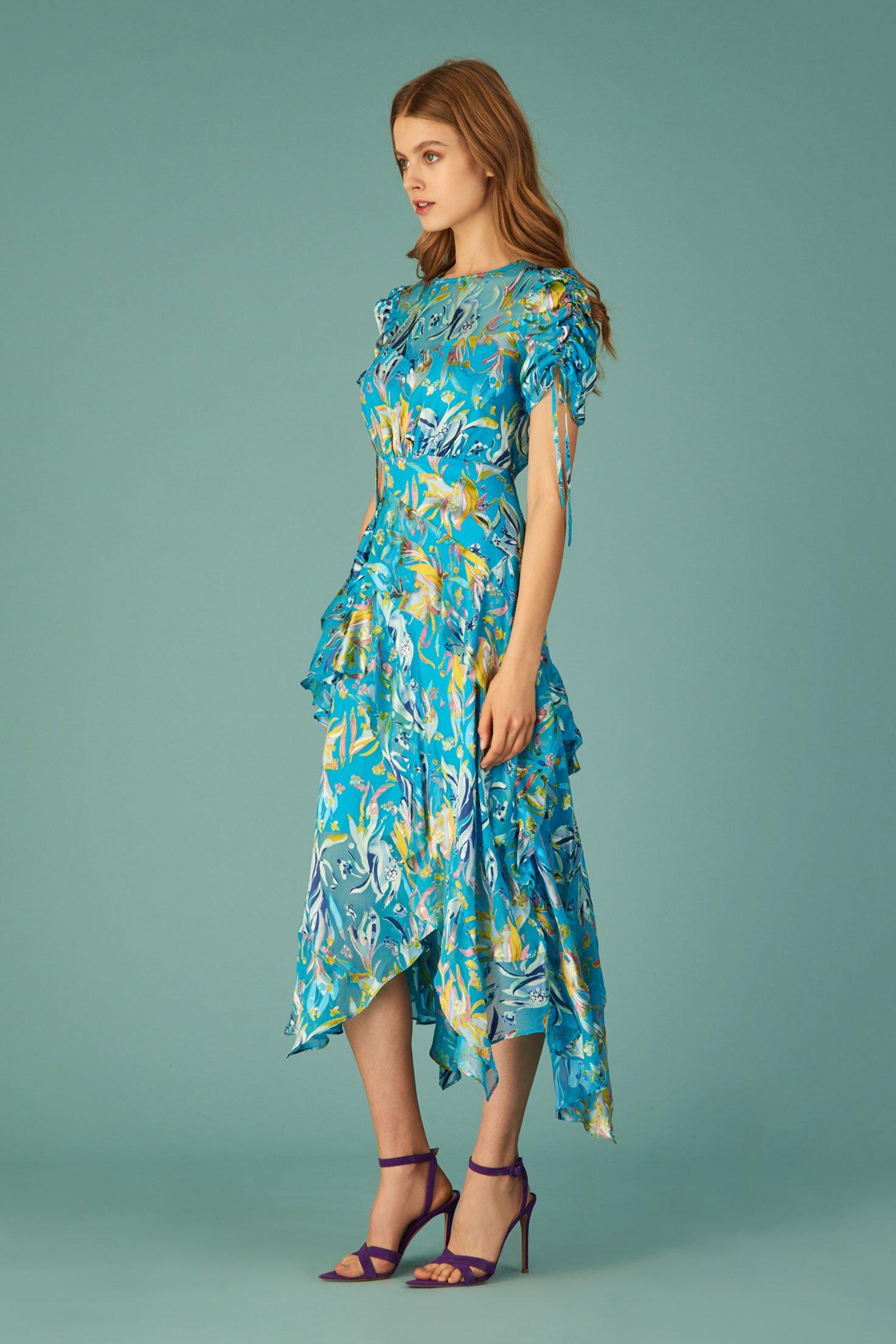 Lyst - Tanya Taylor Cosette Dress in Blue