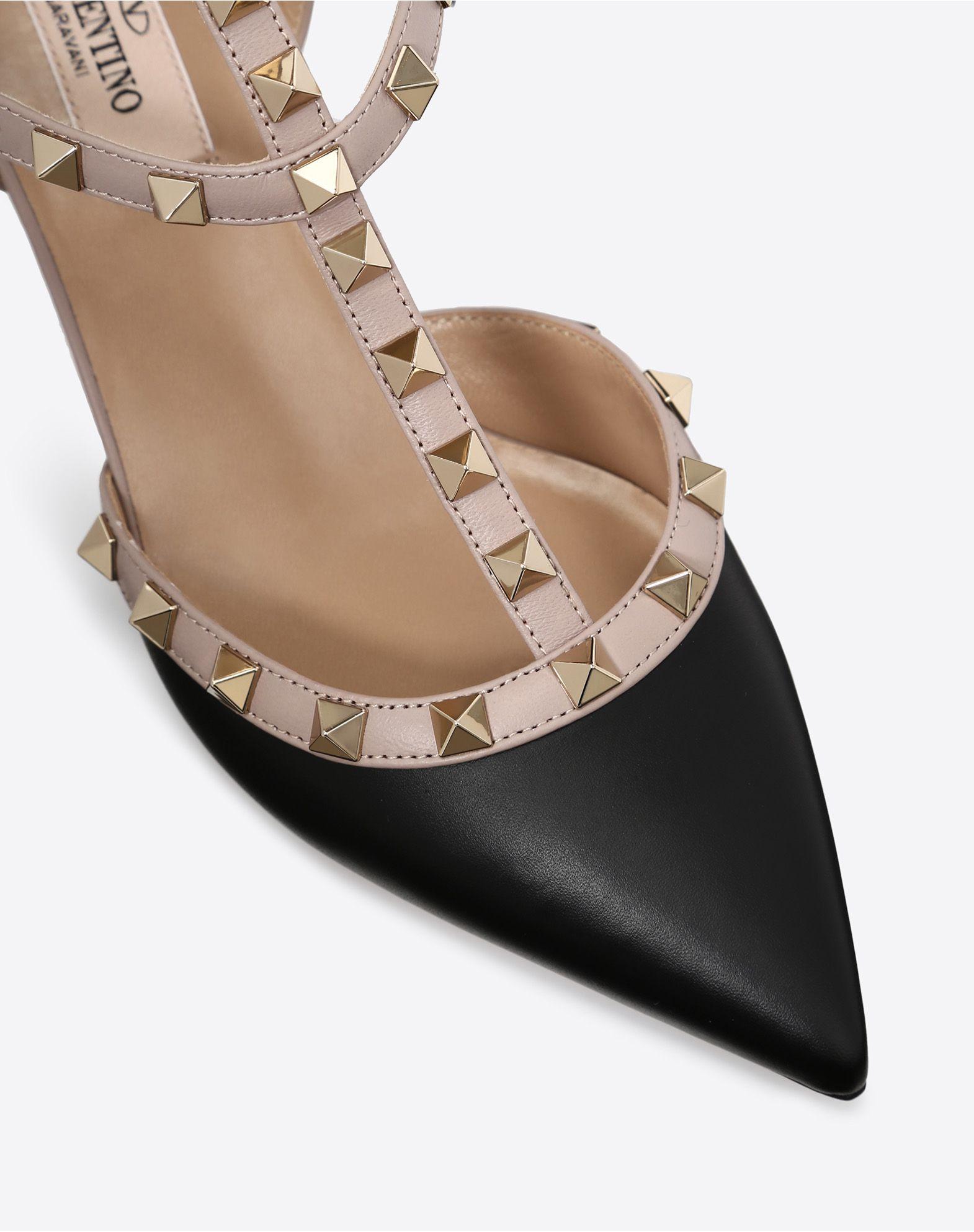 valentino rockstud caged pump