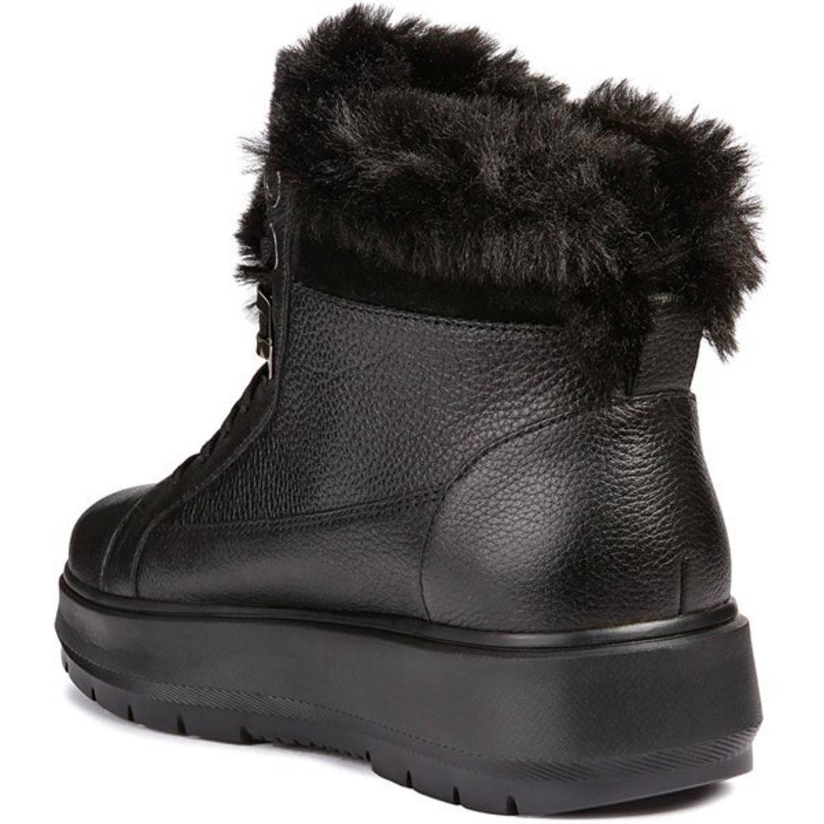 Geox Fur D Kaula B Abx Women's Mid Boots In Black - Lyst