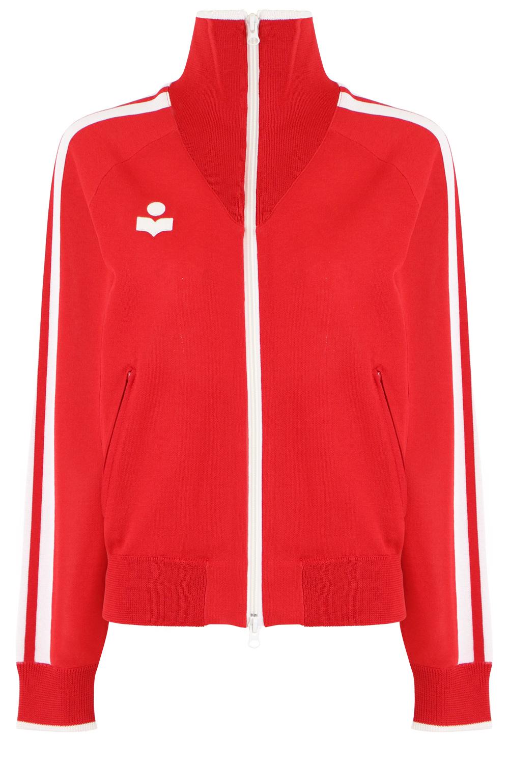 Isabel Marant Etoile L/s Darcey Track Jacket Red in Red - Lyst