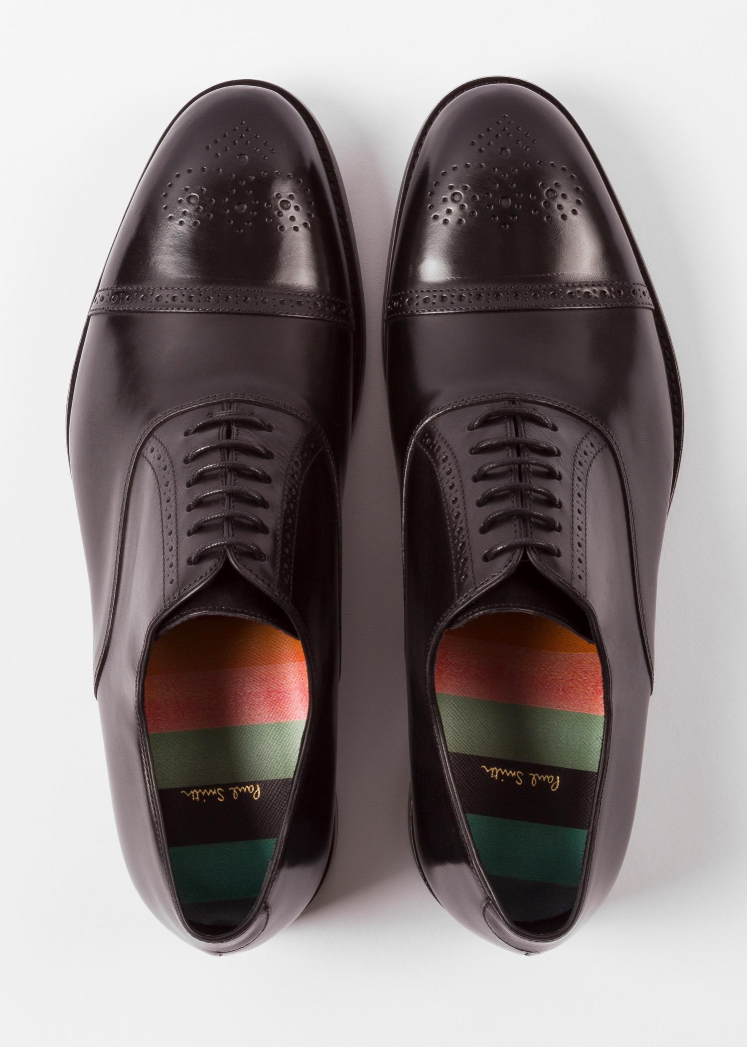 Lyst Paul Smith Men S Black Calf Leather Bertin Brogues In Gallery