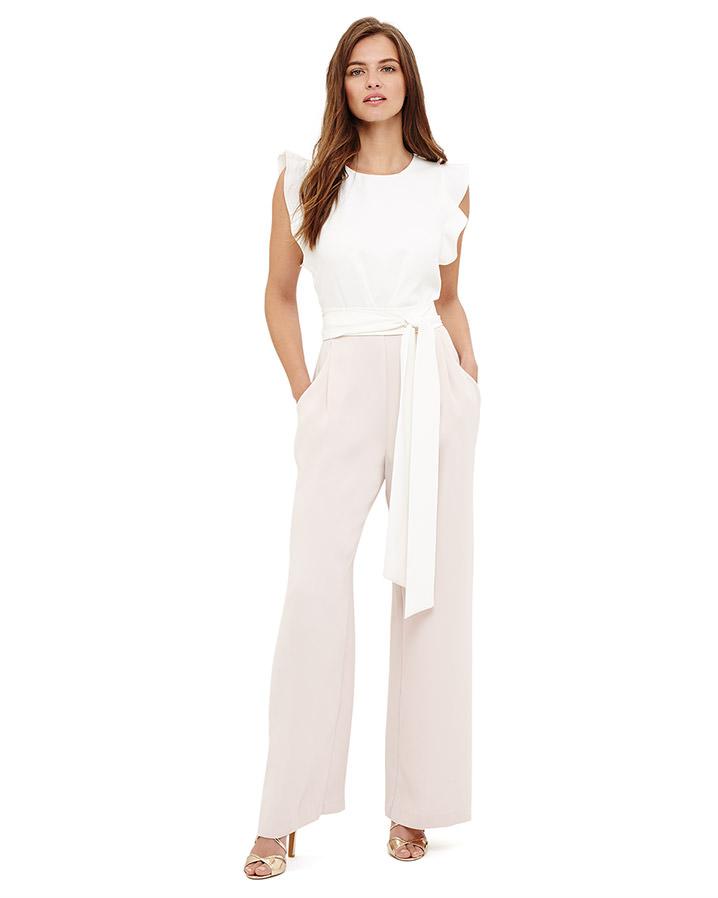 Lyst Phase Eight Victoriana Jumpsuit in White