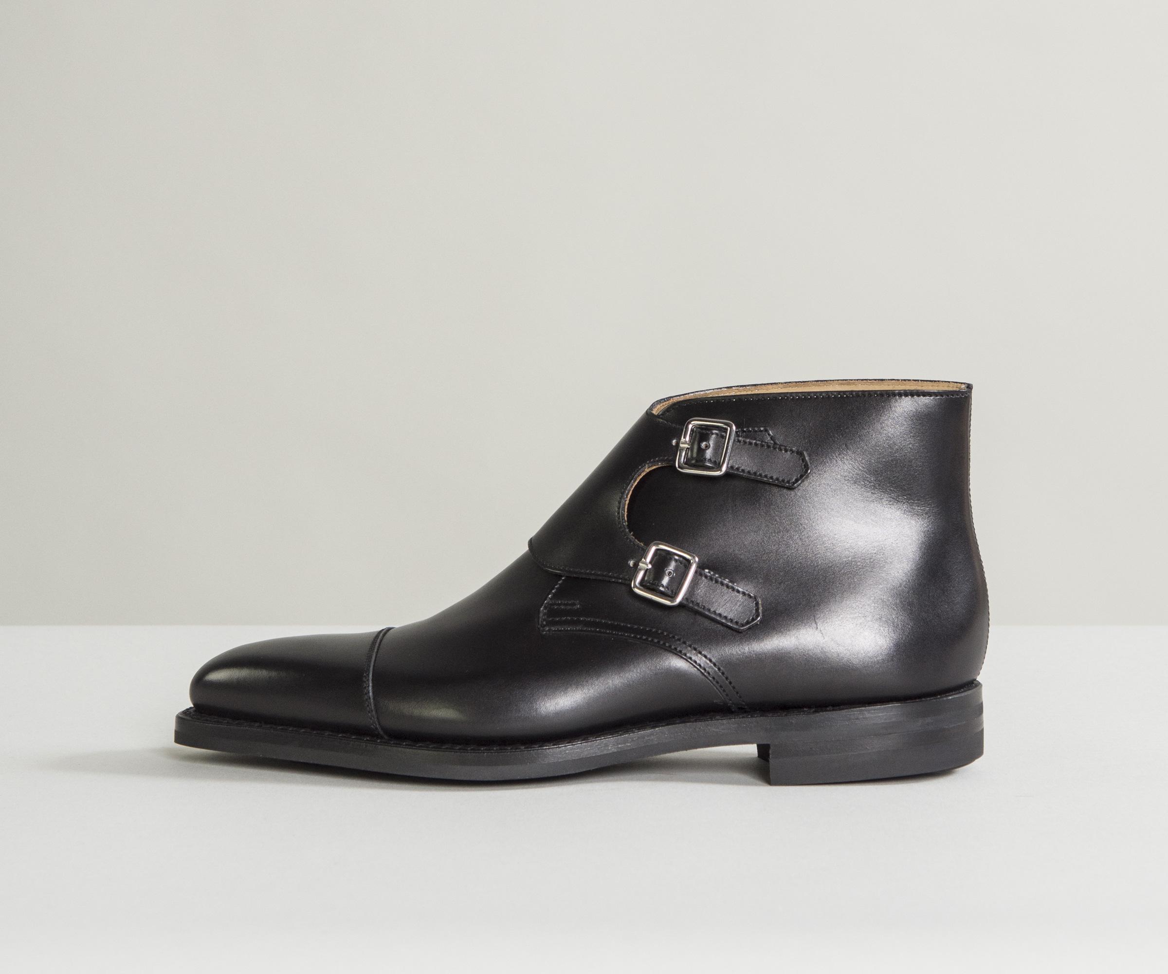 Crockett and jones 'camberley' Double Monk Calf Leather Boot With ...