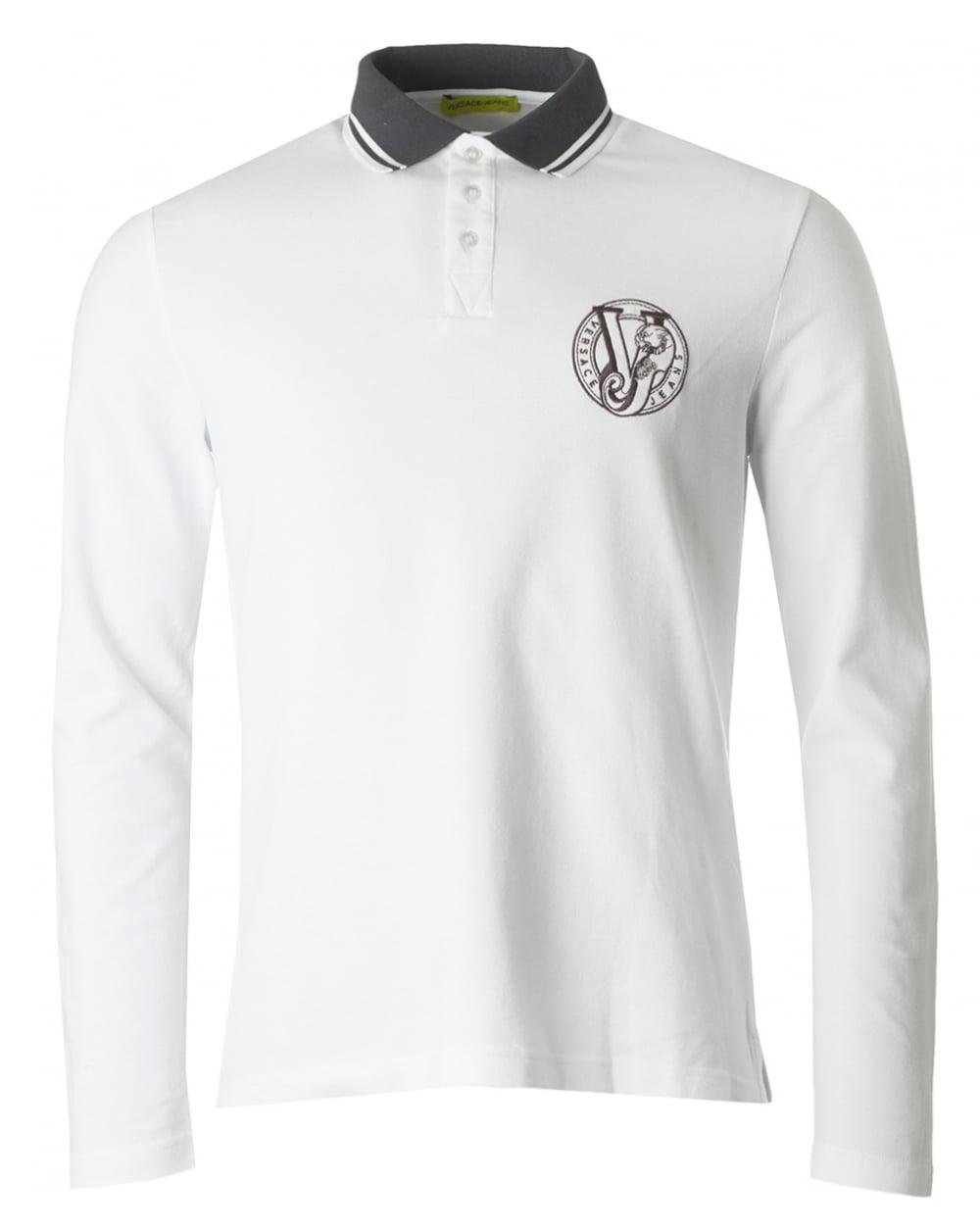 versace jeans tipped polo t shirt versace jeans tipped polo t shirt