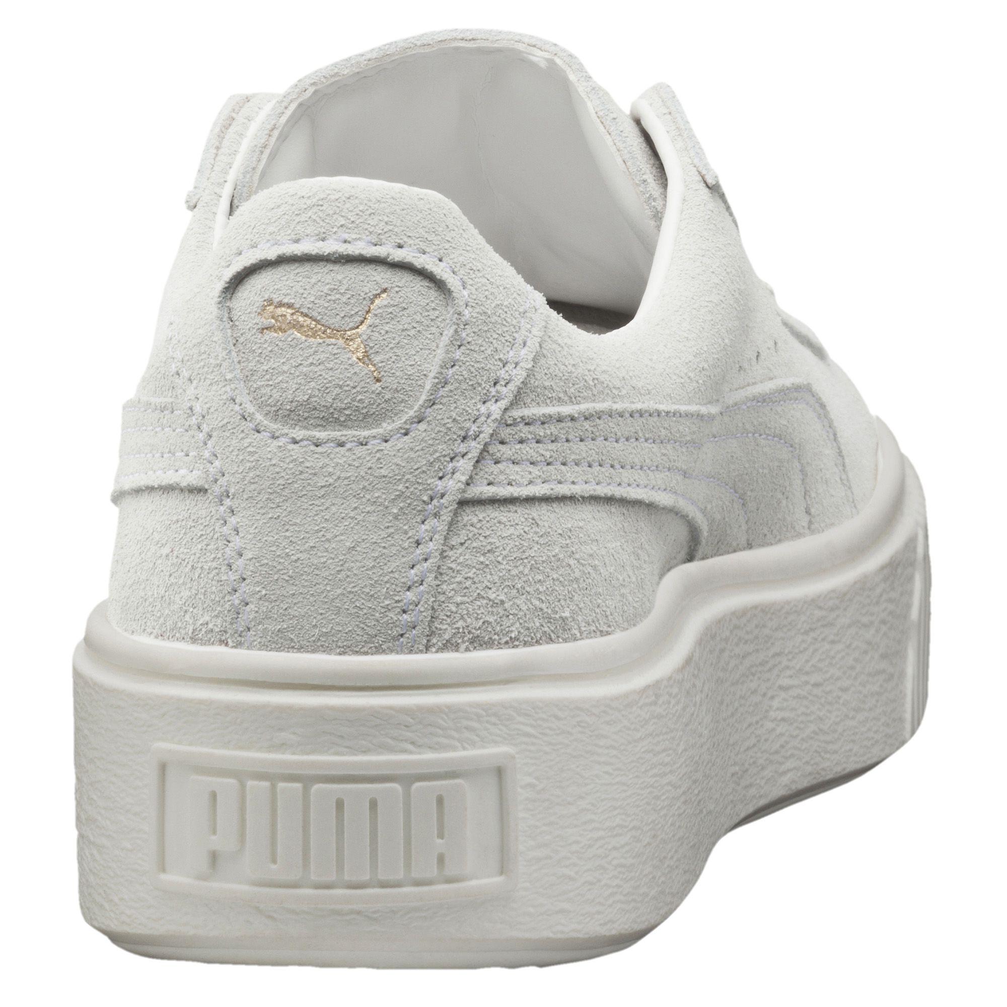 Puma suede platform blancas online