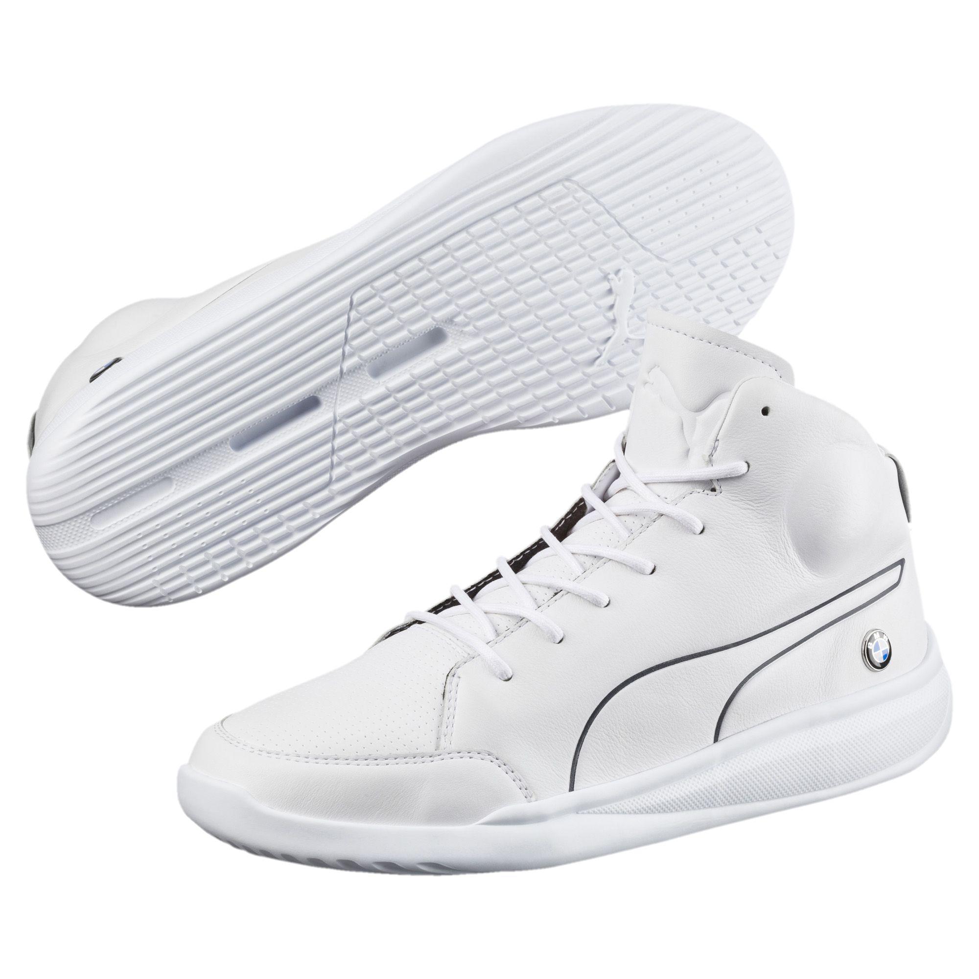 PUMA Bmw Motorsport Casual Mid Men's High Top Sneajkers in White for ...