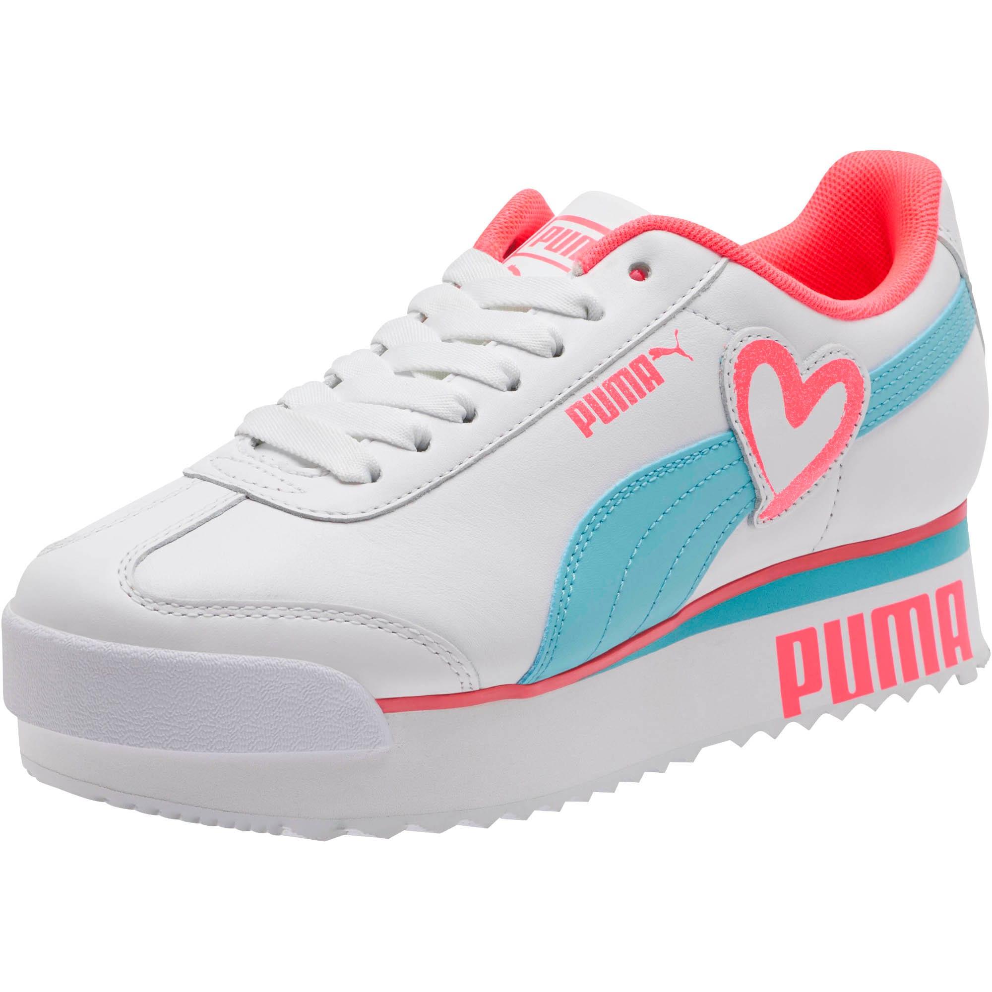 PUMA Lace Roma Amor Heart Women's Sneakers Lyst