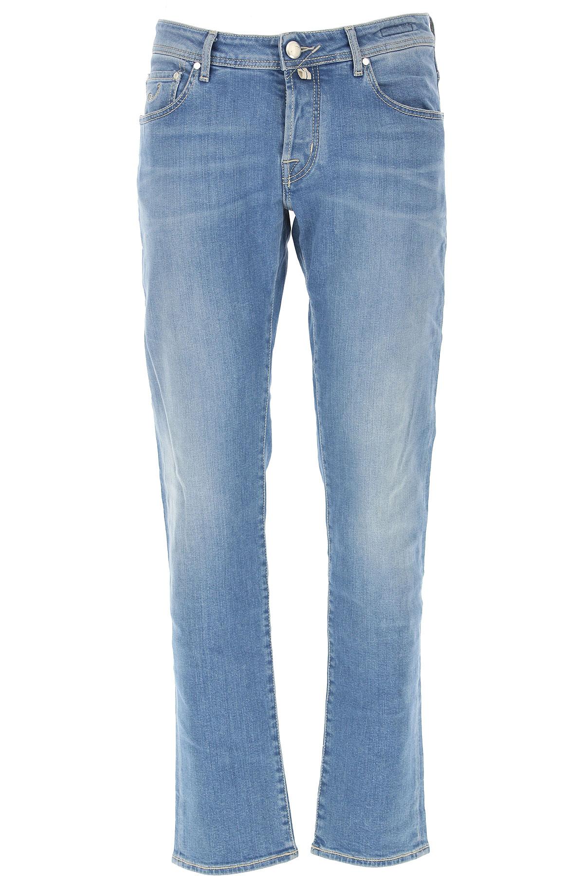 Jacob Cohen Denim Jeans On Sale In Outlet in Light Blue Denim (Blue ...