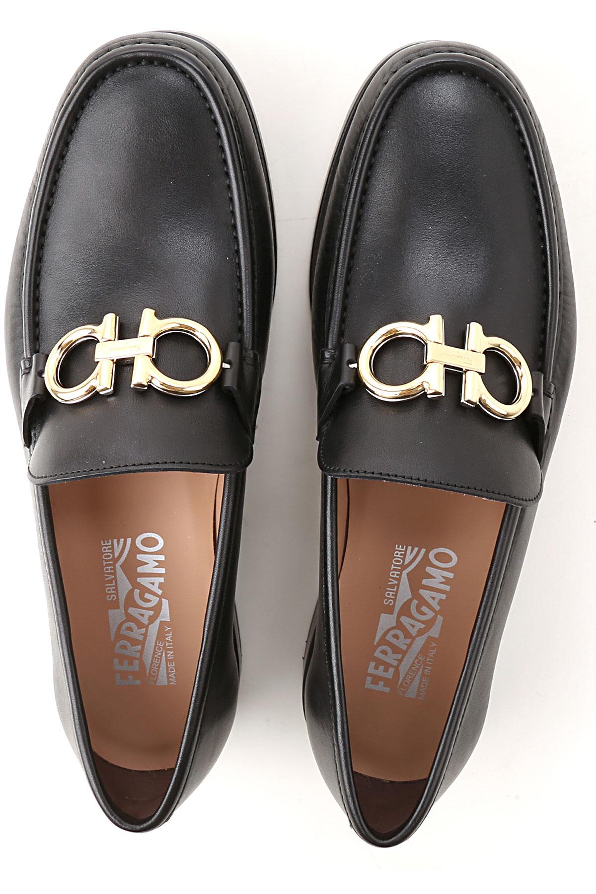 Ferragamo Loafers For Men On Sale in Black for Men - Lyst