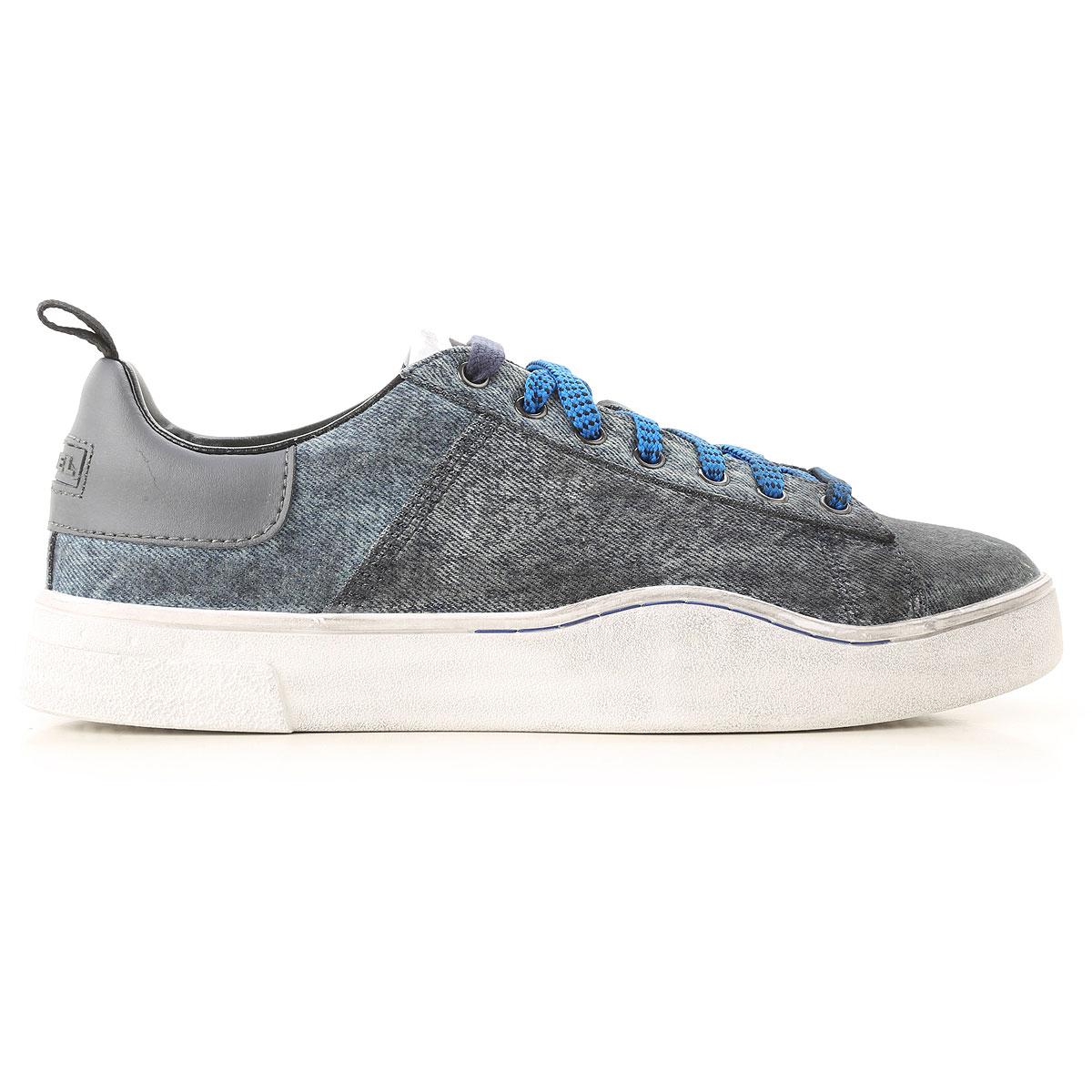 DIESEL Denim Shoes For Men in Denim Light Blue (Blue) for Men Lyst