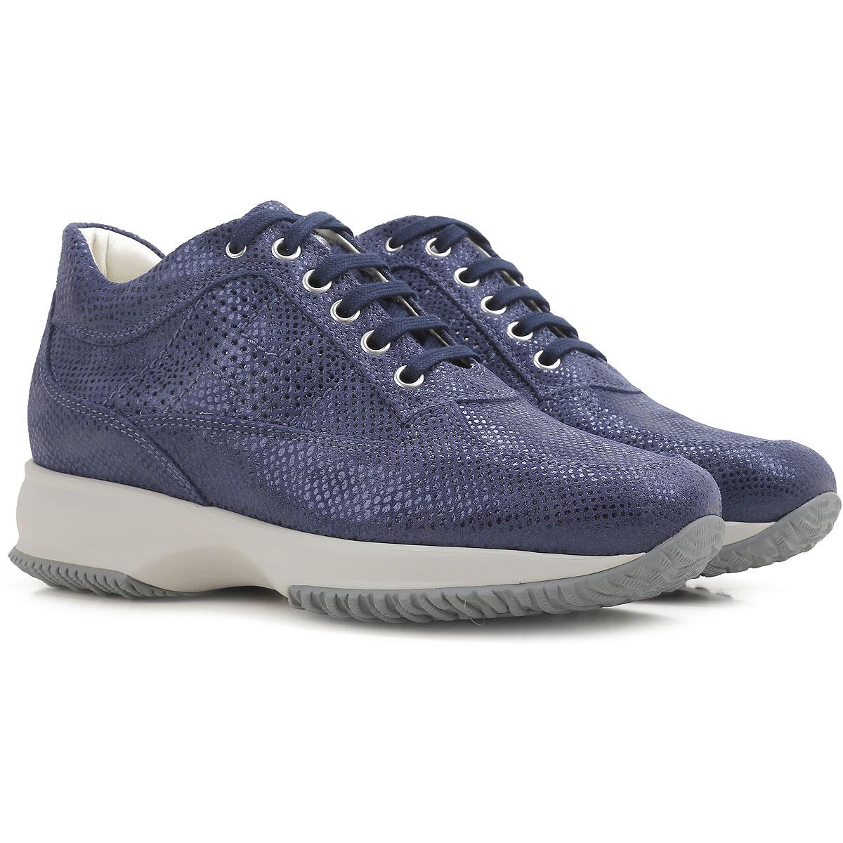 Hogan Lace Sneakers For Women in Blue - Save 5% - Lyst