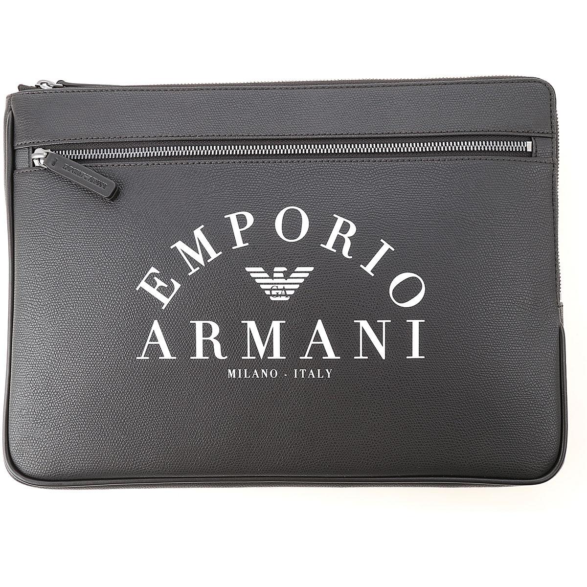 Emporio Armani Clutches in Black for Men - Lyst