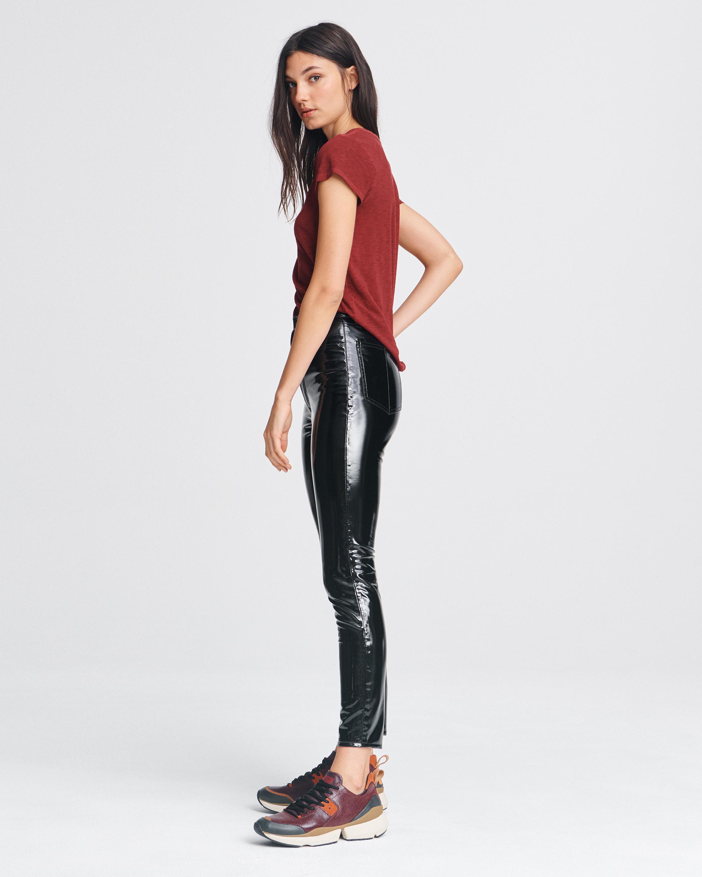 rag & bone vinyl pants