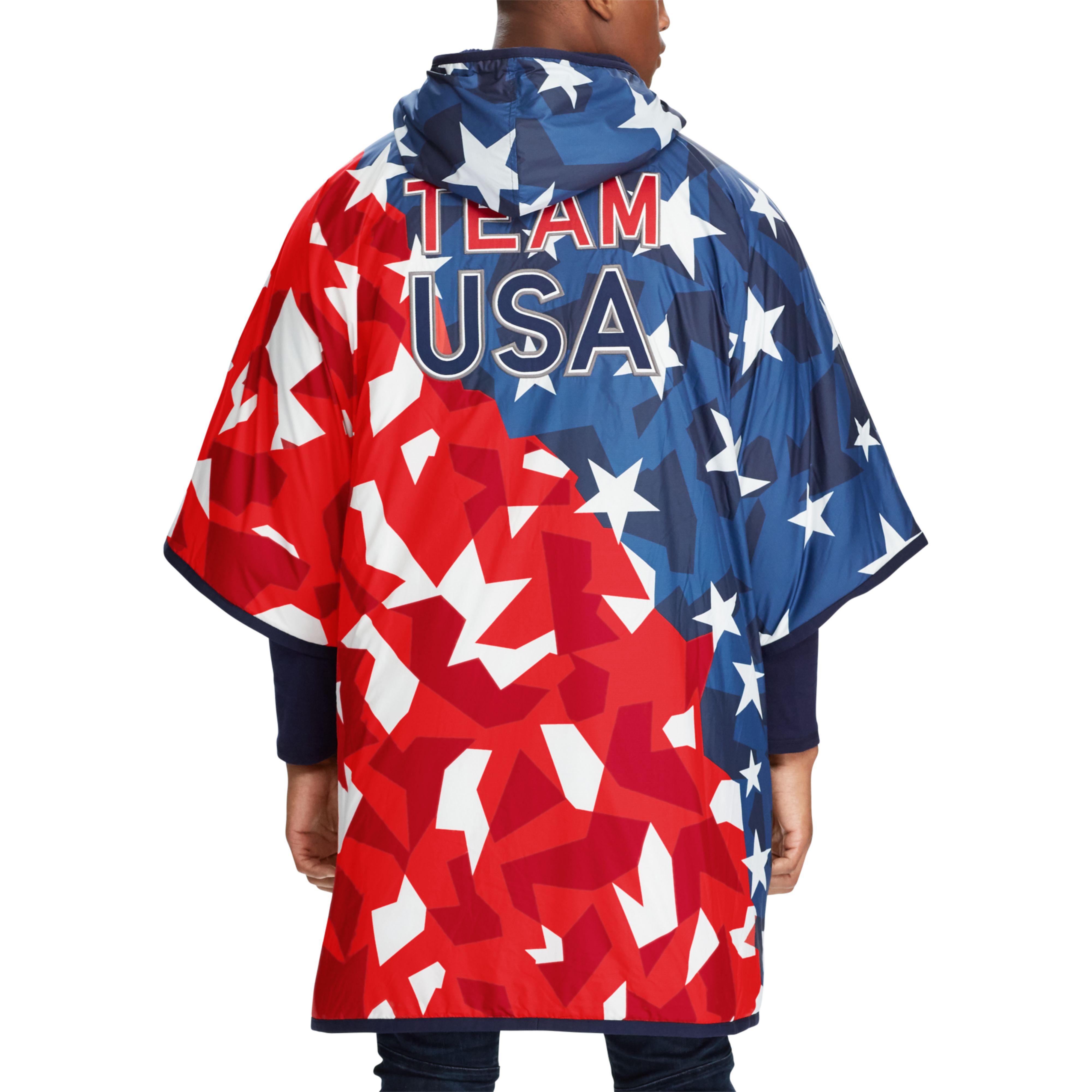 Lyst - Polo Ralph Lauren Team Usa Ripstop Hooded Poncho for Men