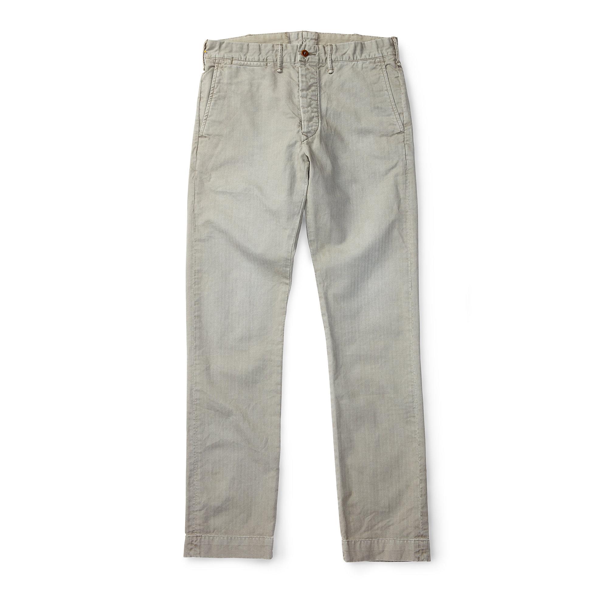 rrl slim fit cotton chino