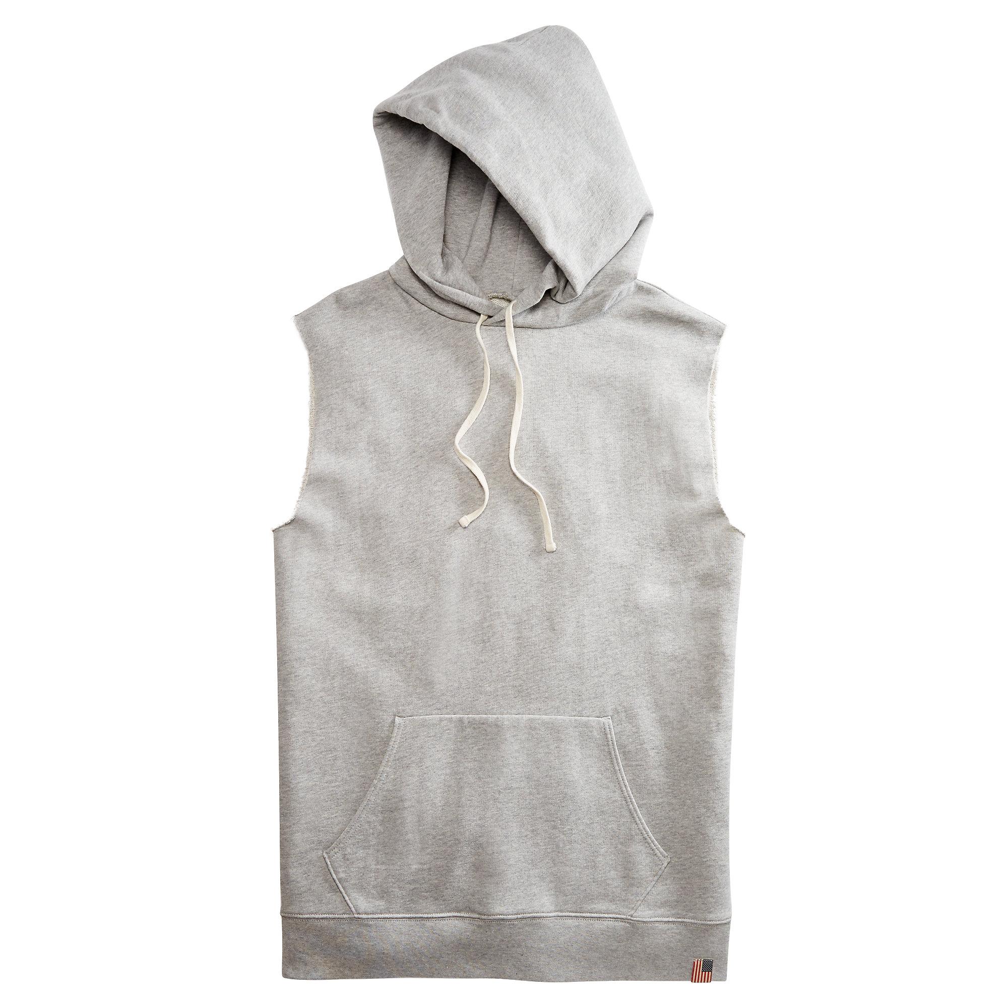 Denim & supply ralph lauren Cotton Sleeveless Hoodie in Gray for Men Lyst